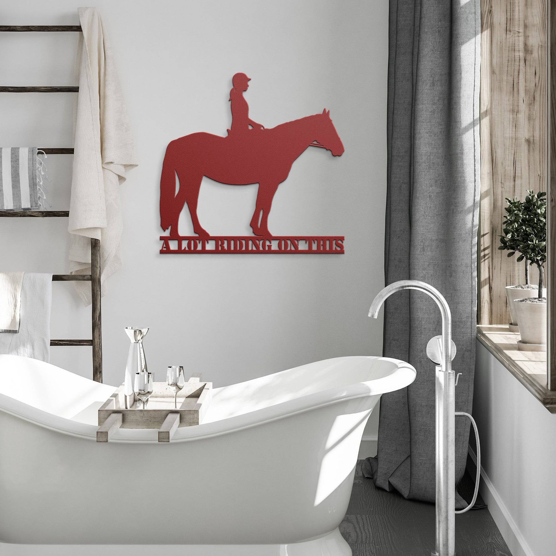 A LOT RIDING ON THIS - GIRL ON HORSE | Equestrian girl