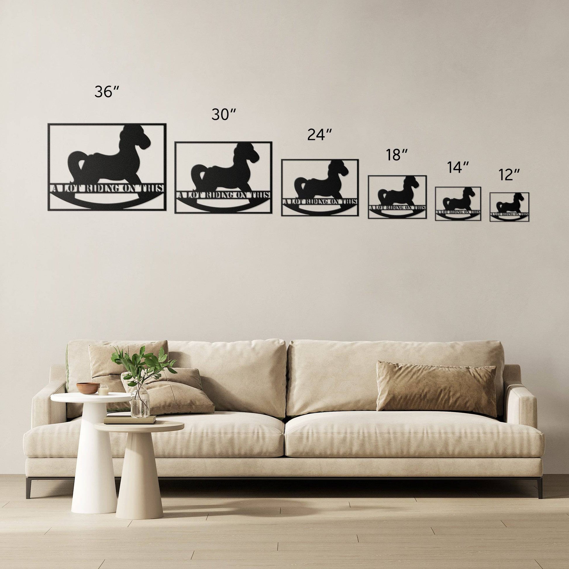 A Lot Is Riding On This - Metal Wall Art