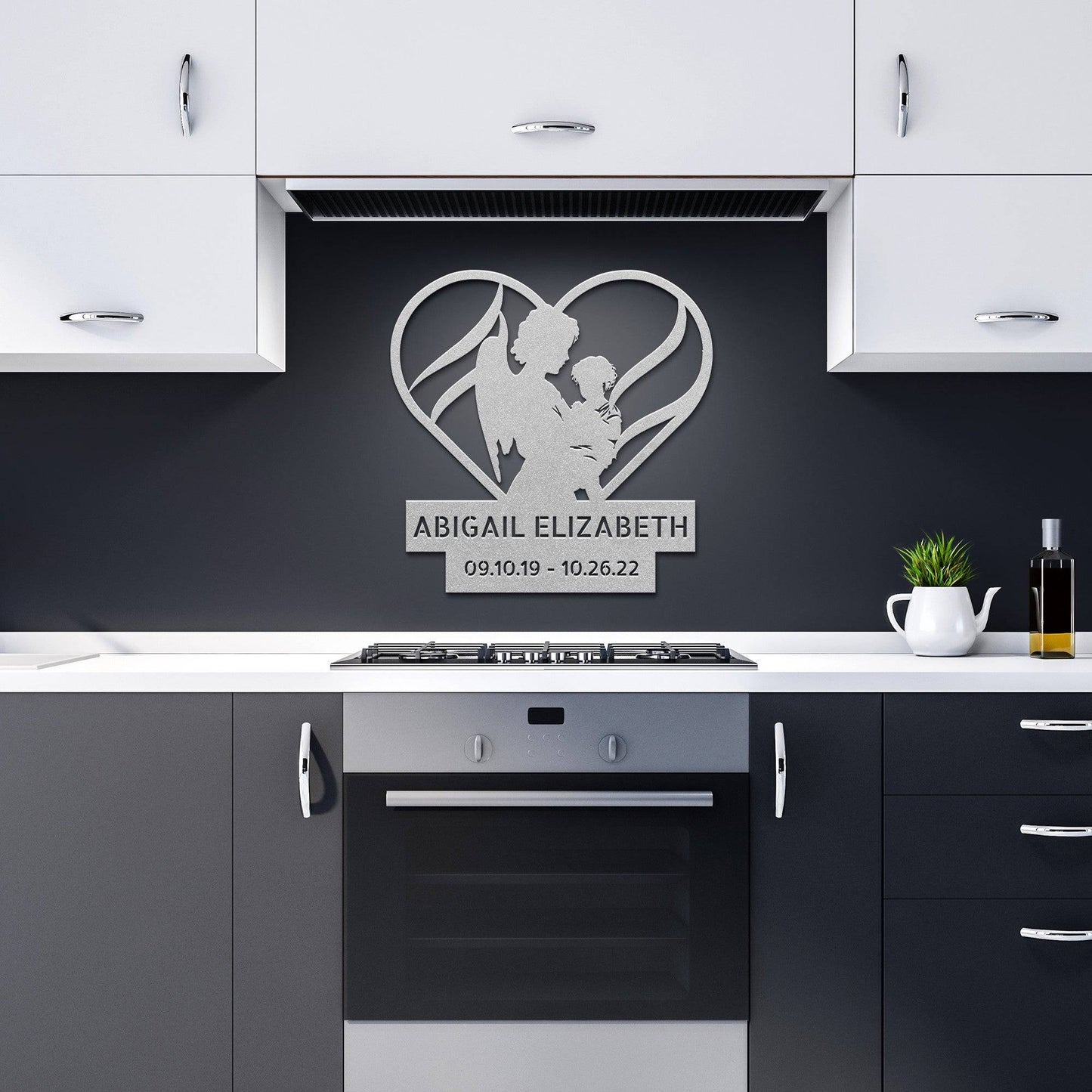 Angel's Embrace Memorial Wall Art - Kith and Kin Forever