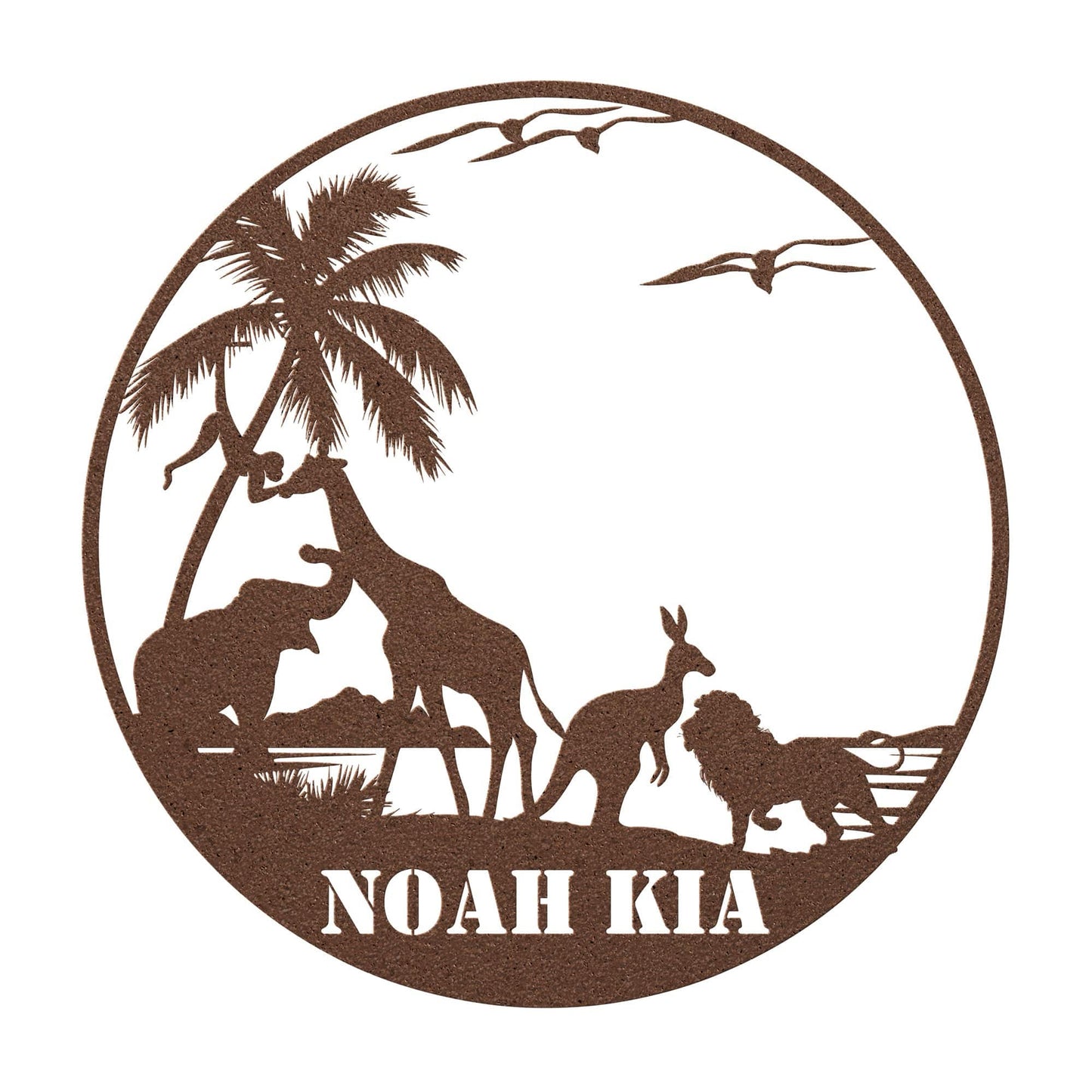 Child's Animal Beach Personalized - Kith and Kin Forever