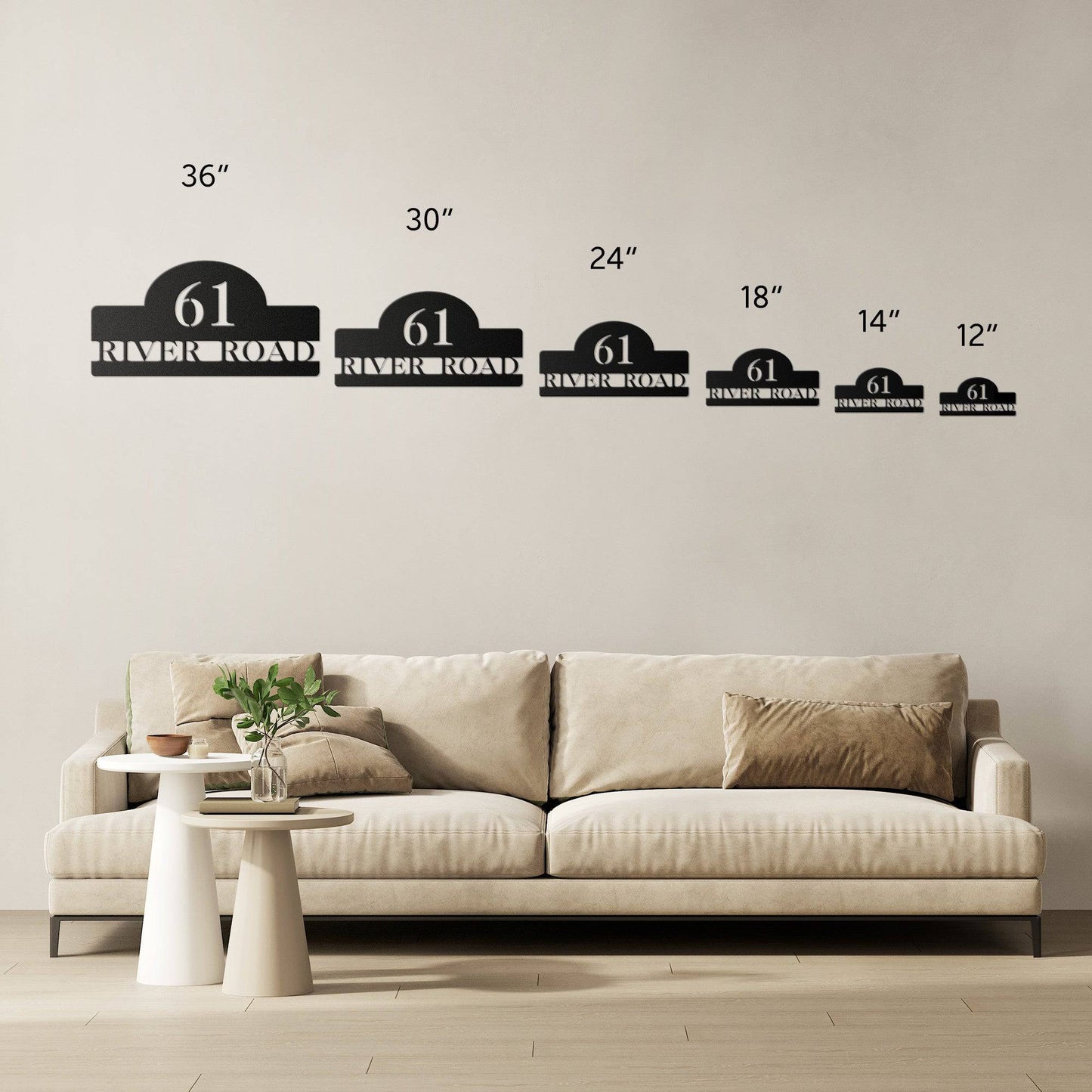 Classic Address Sign - Kith and Kin Forever
