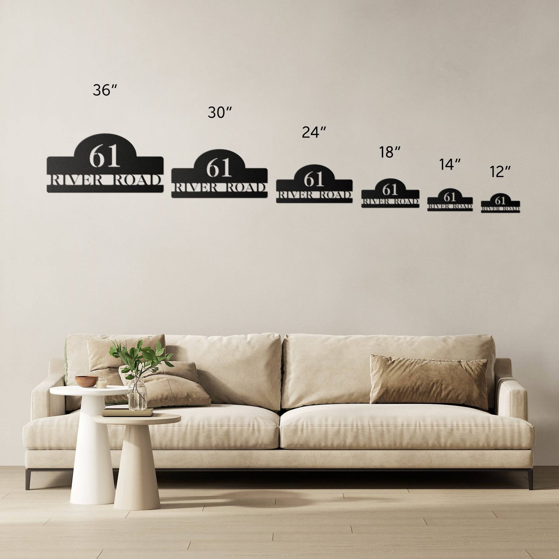 Classic Address Sign - Kith and Kin Forever