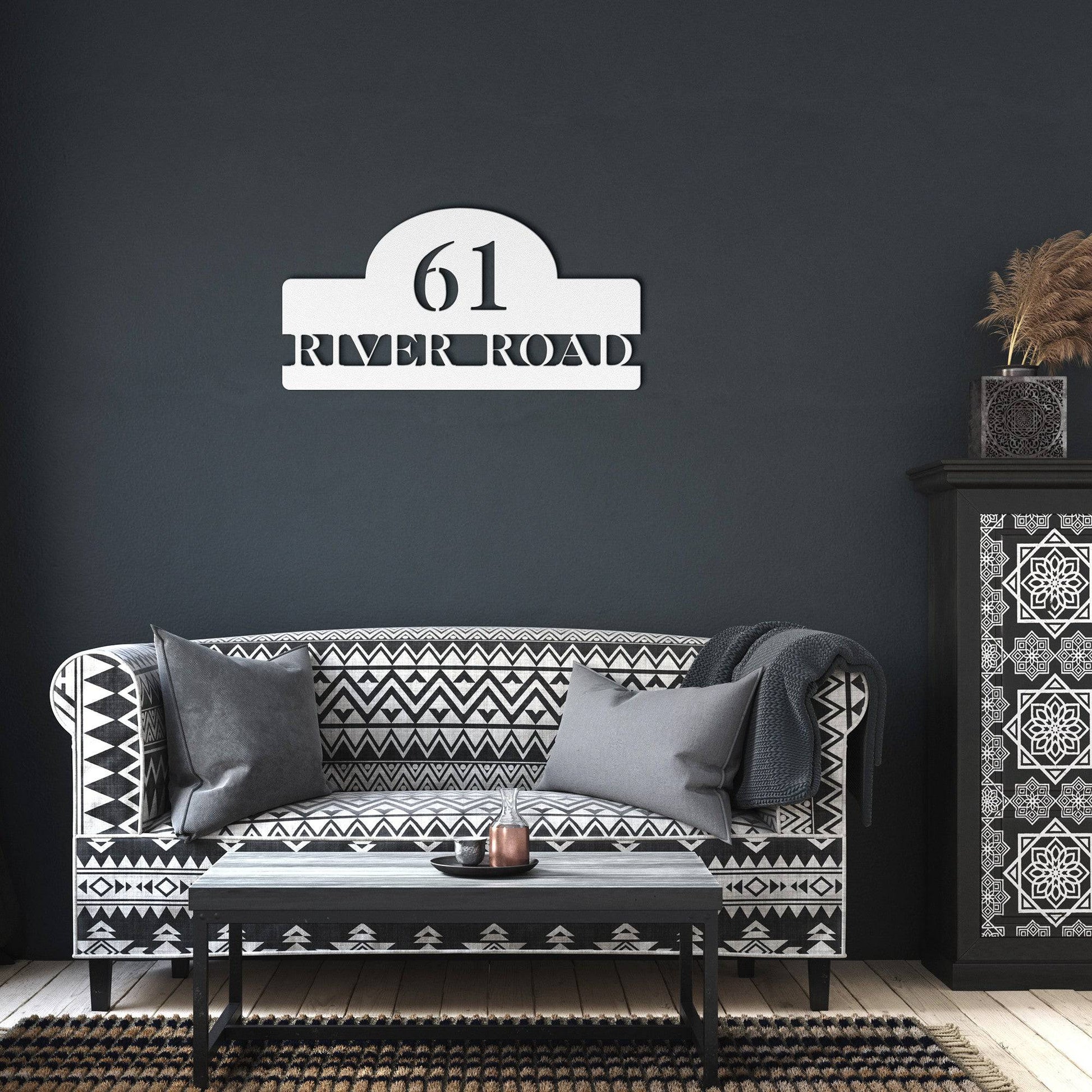 Classic Address Sign - Kith and Kin Forever