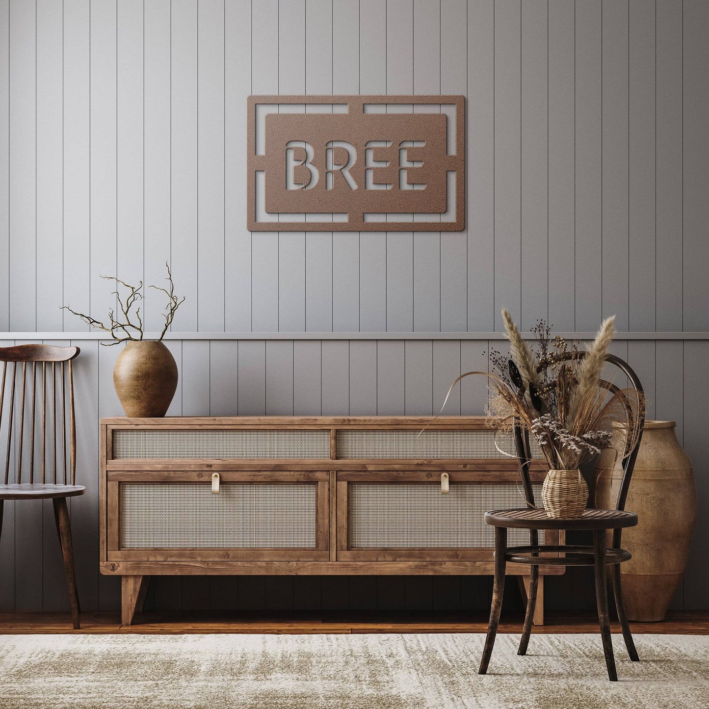 Classic Metal Stall Sign - Kith and Kin Forever