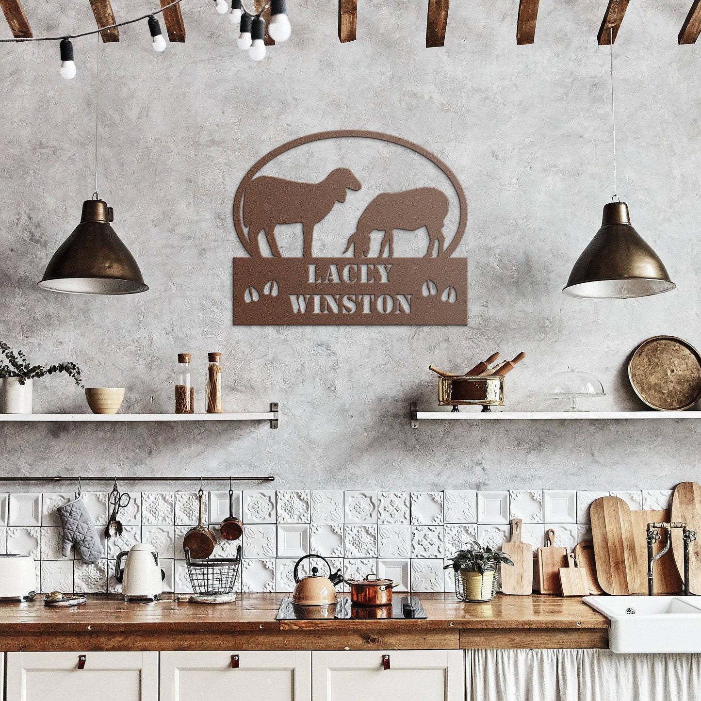 Goat Stall Sign - Kith and Kin Forever