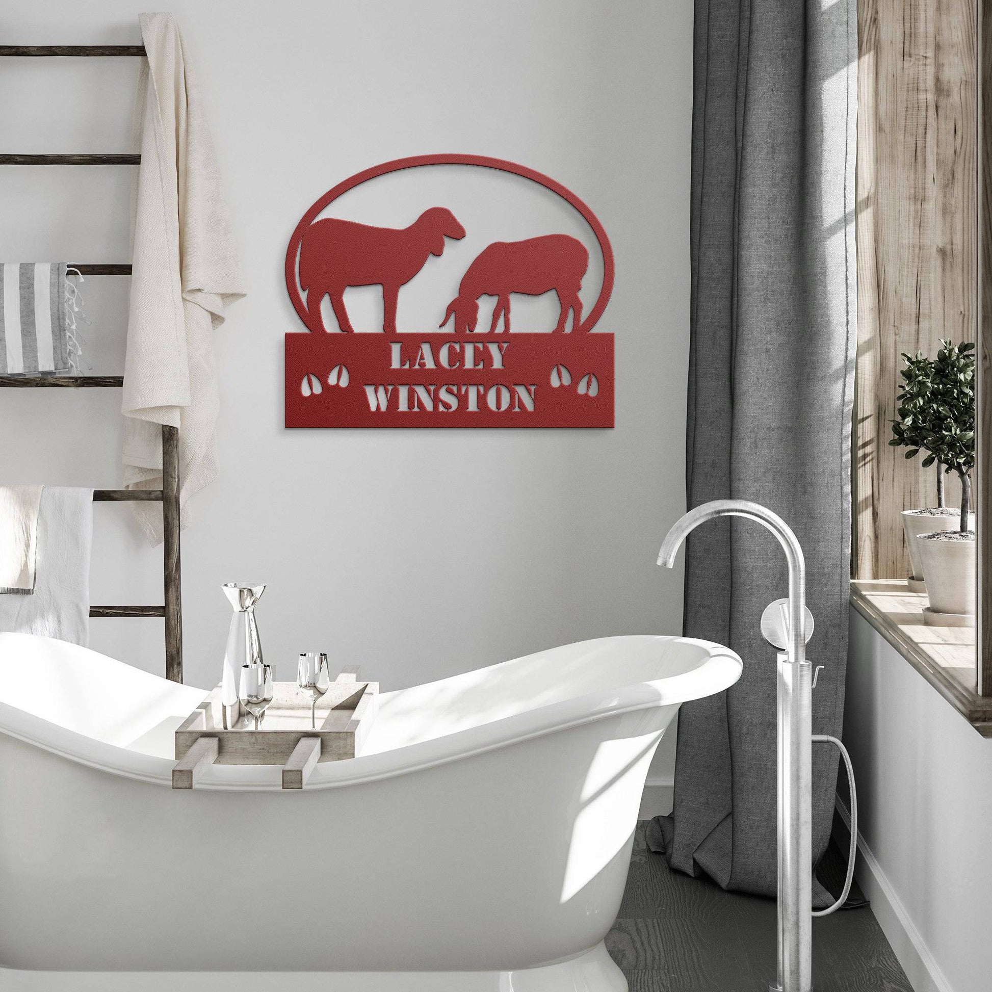 Goat Stall Sign - Kith and Kin Forever