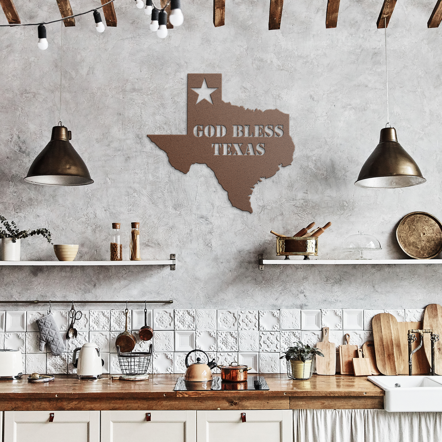 God_Bless_Texas_Metal_Sign_Copper_Rustic_Kitchen_Mockup.png