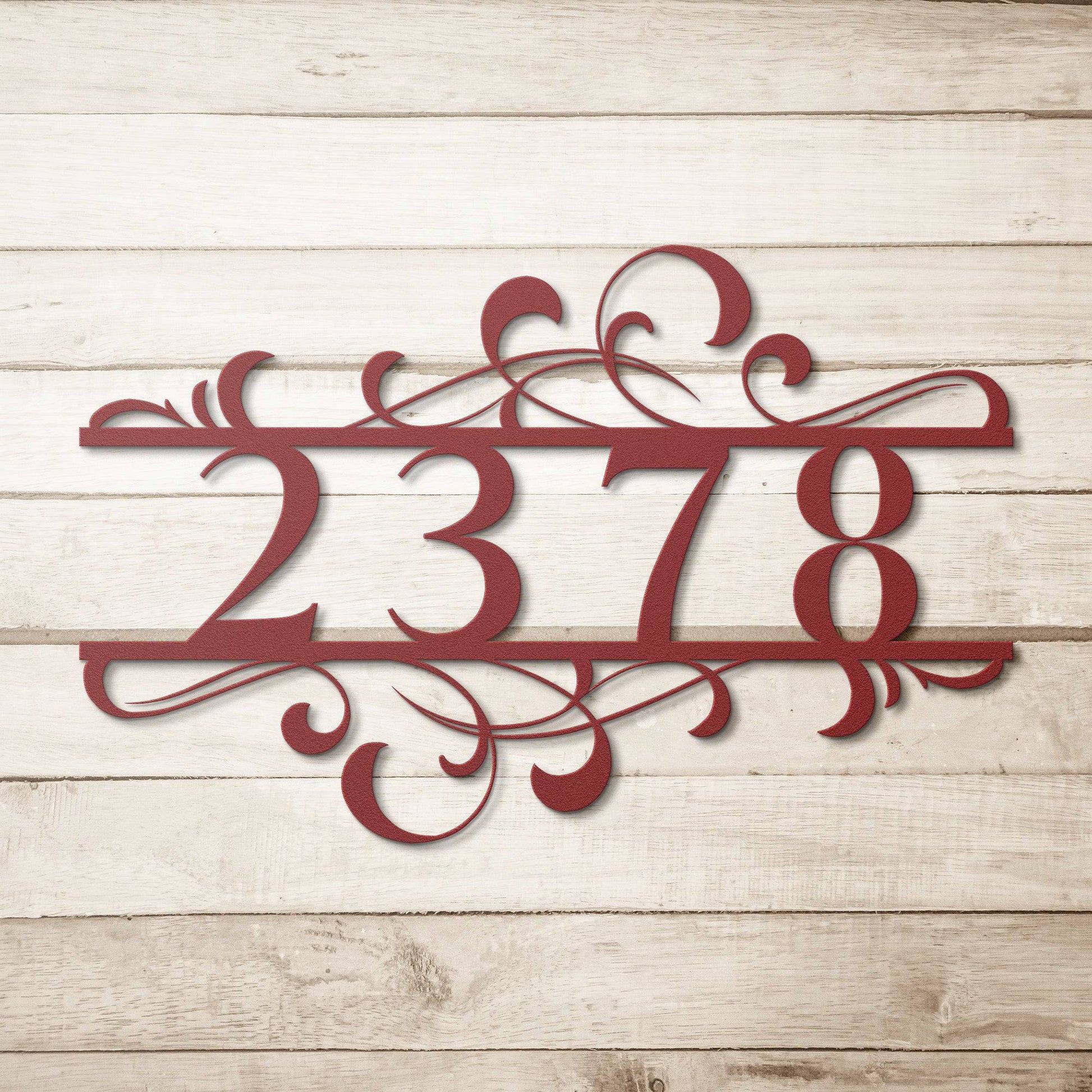 Elegant House Address - Kith and Kin Forever