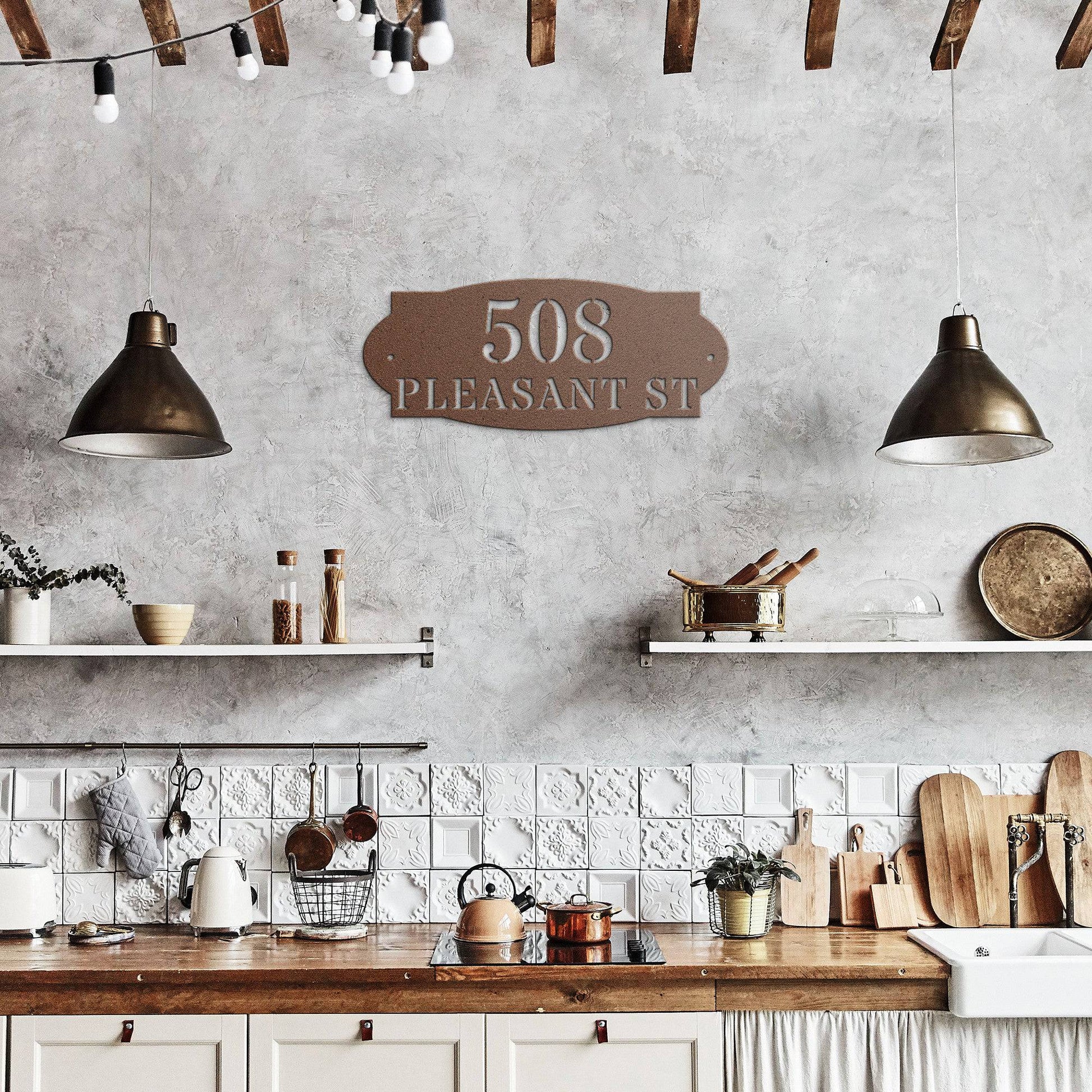 House Address Vintage Style - Kith and Kin Forever