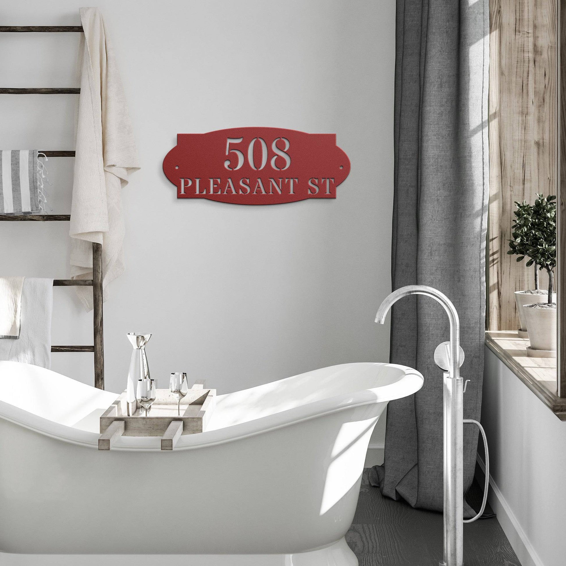 House Address Vintage Style - Kith and Kin Forever