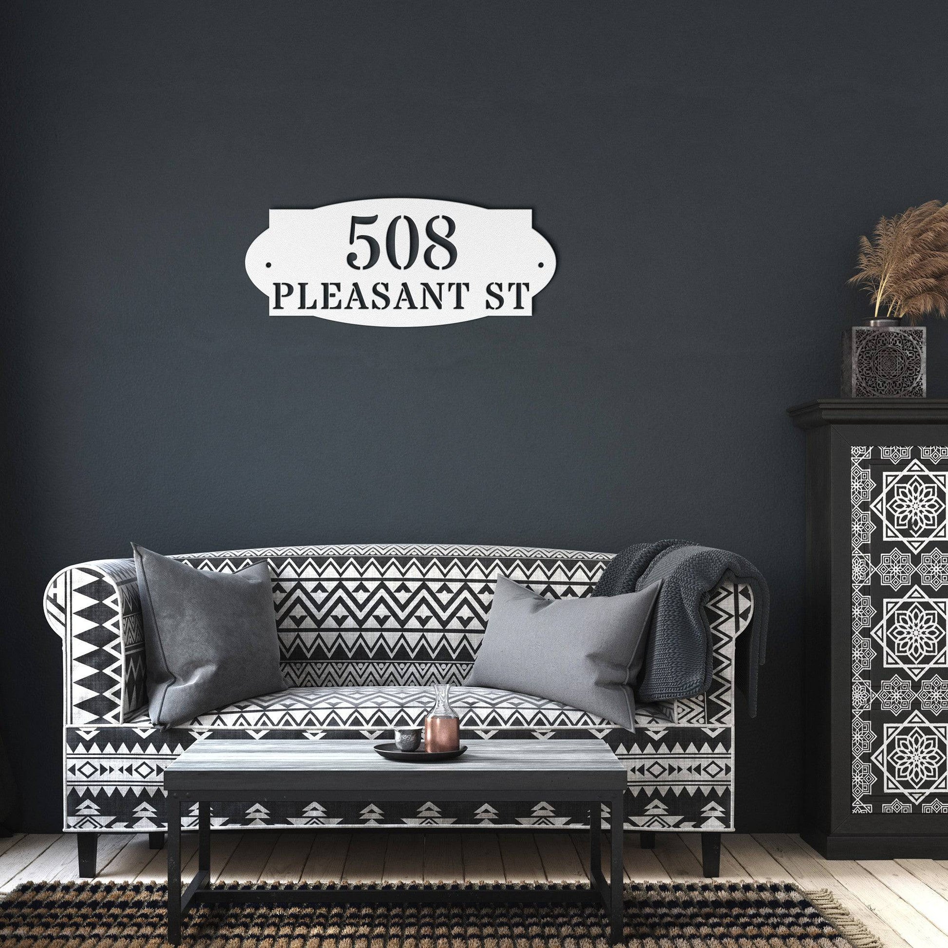 House Address Vintage Style - Kith and Kin Forever