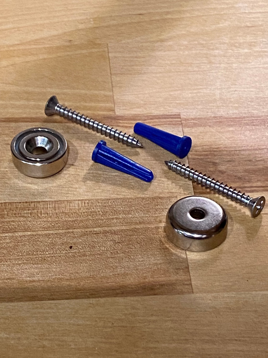 Magnetic Mounting Hardware for Metal Wall Art - Kith and Kin Forever
