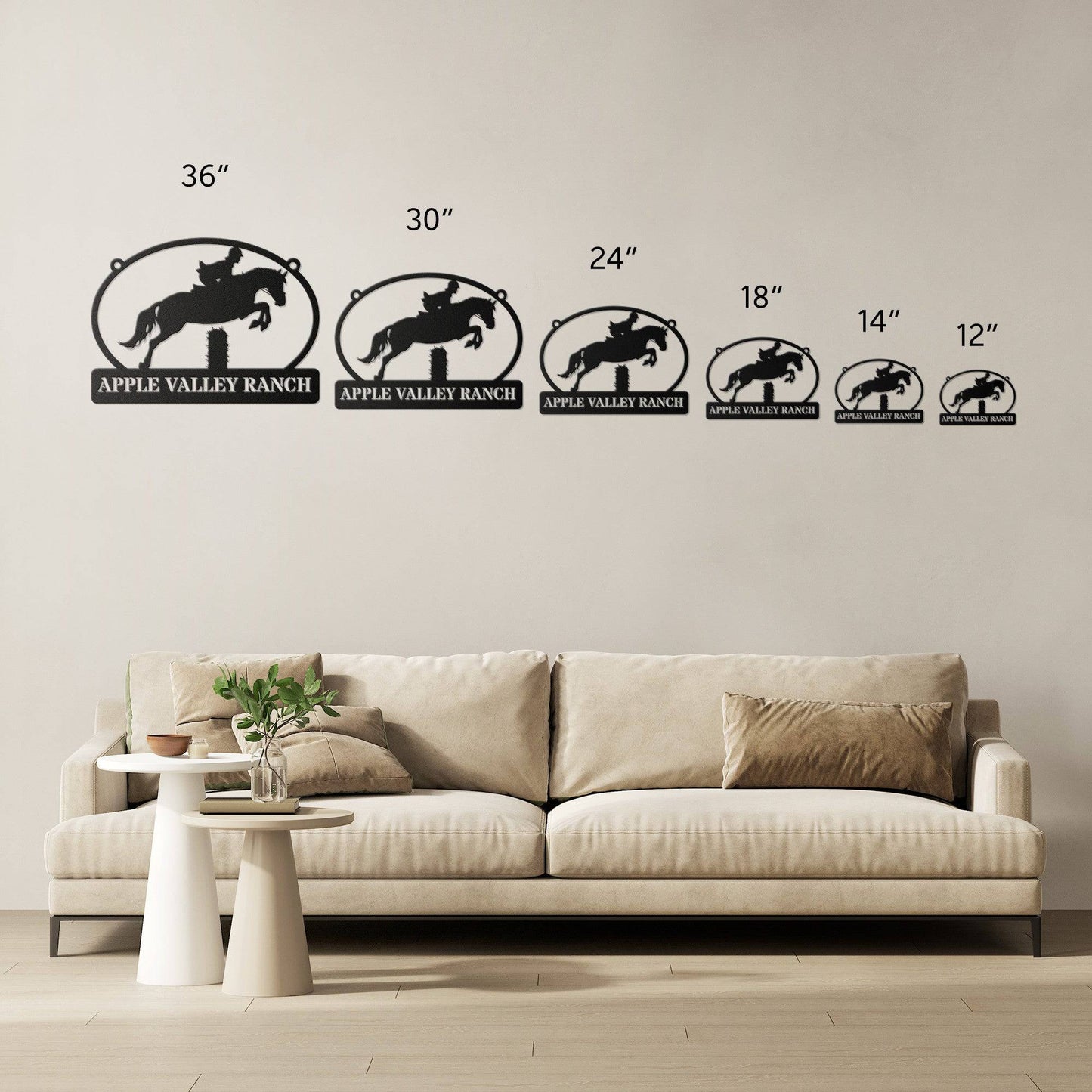 Graceful Jumper Ranch Sign - Kith and Kin Forever