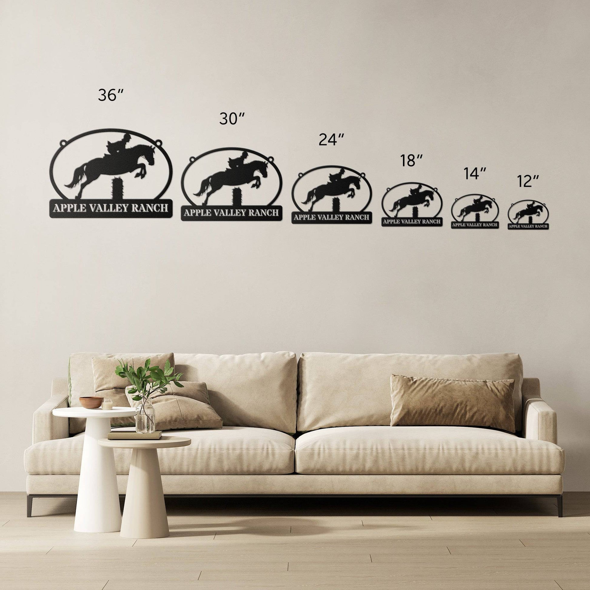 Graceful Jumper Ranch Sign - Kith and Kin Forever