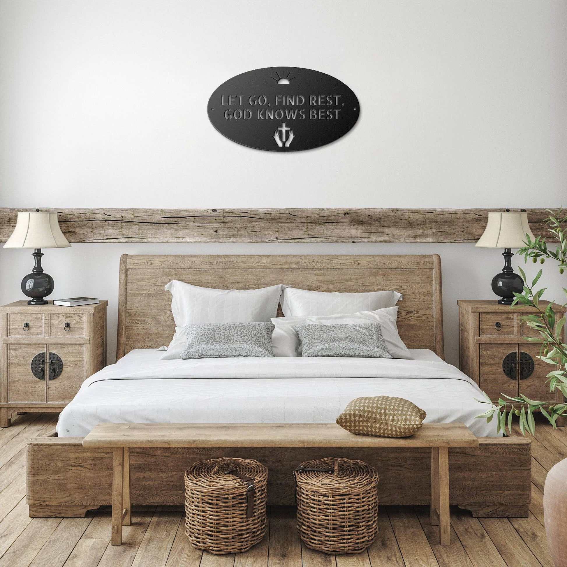 Let Go, Find Rest - Steel Sign of Faith - Kith and Kin Forever