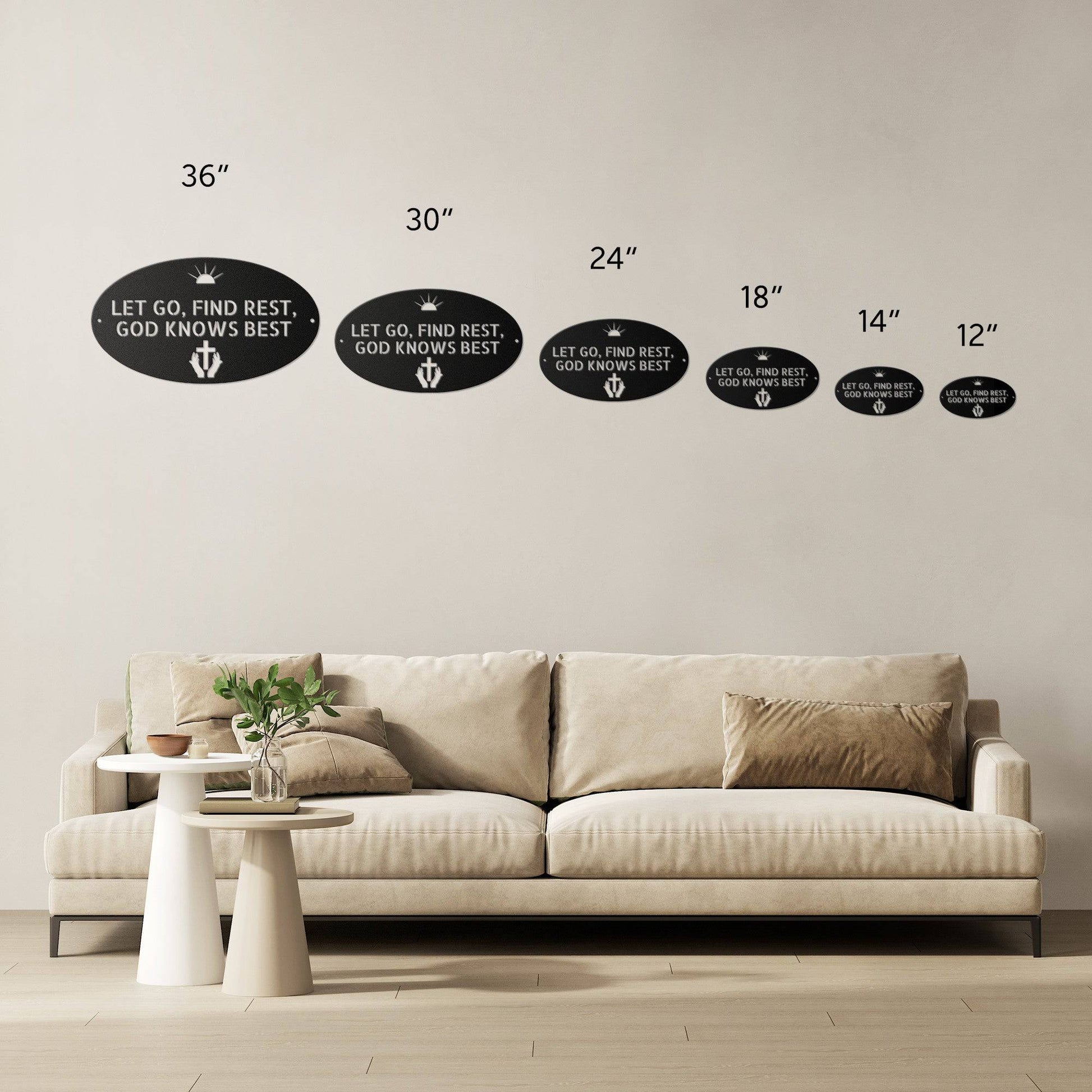 Let Go, Find Rest - Steel Sign of Faith - Kith and Kin Forever