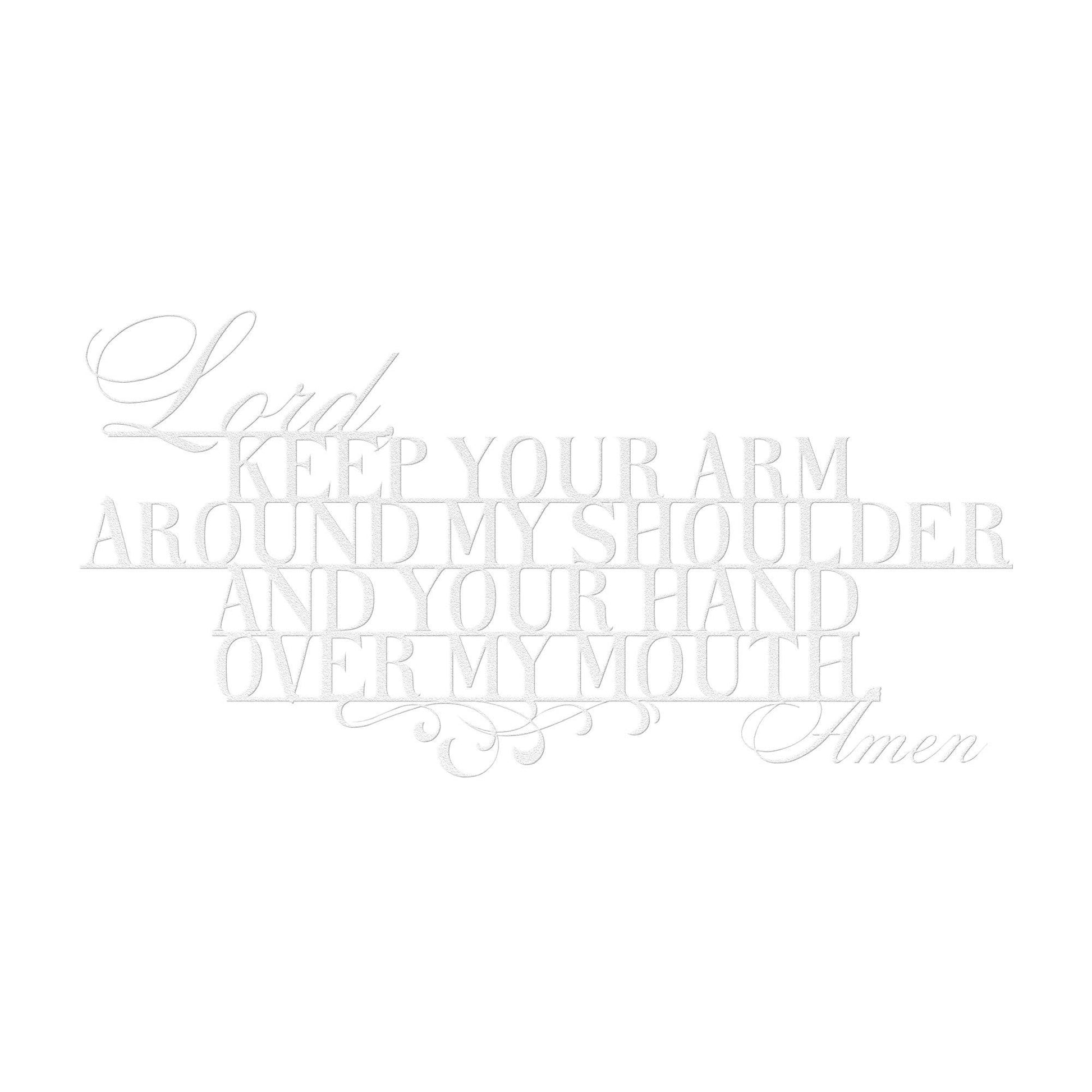 Lord, Keep Your Arm Around... Celebrate your Christian Faith or Give a Beautiful Christian Gift - Kith and Kin Forever