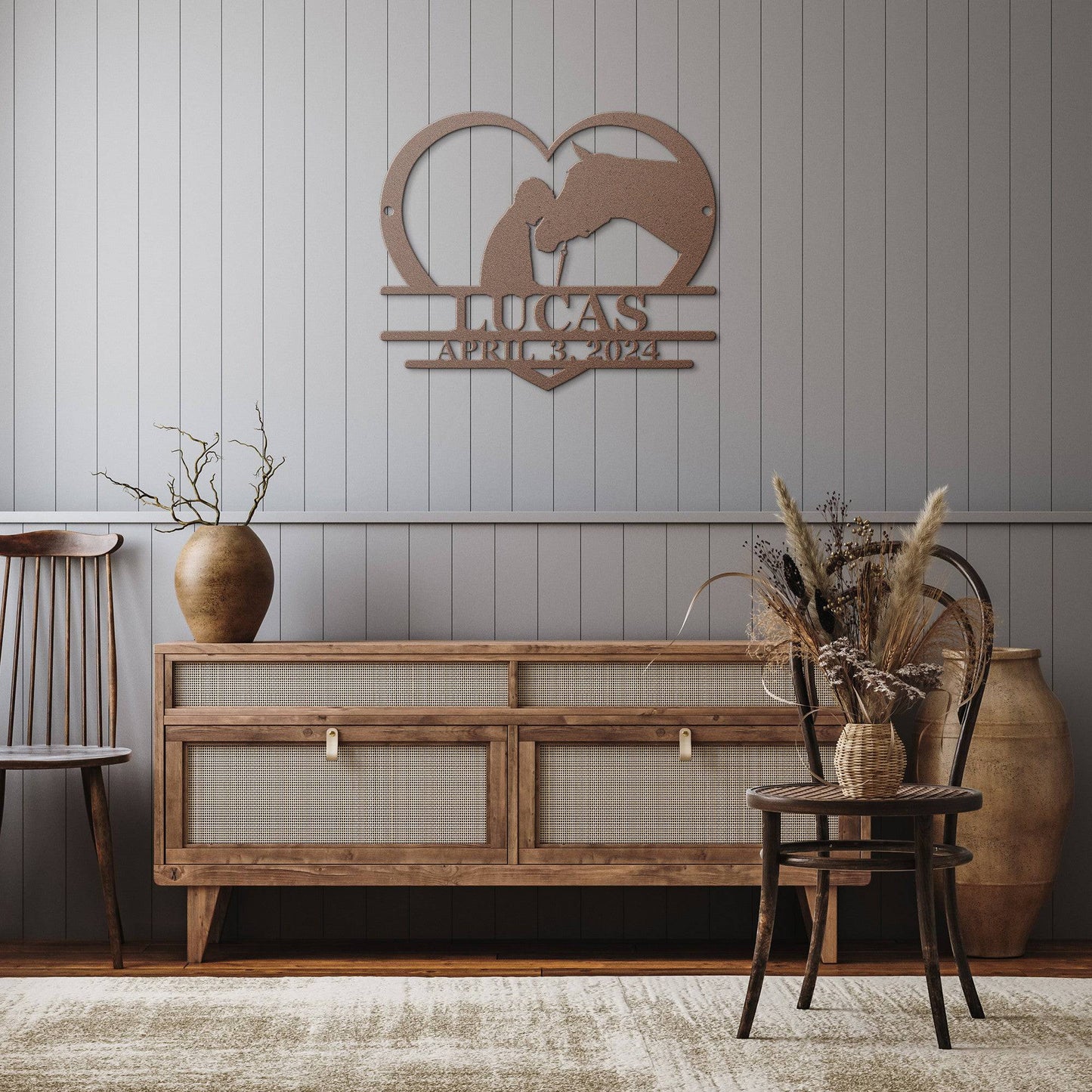 Memories of Lucas Custom Metal Wall Art - Kith and Kin Forever