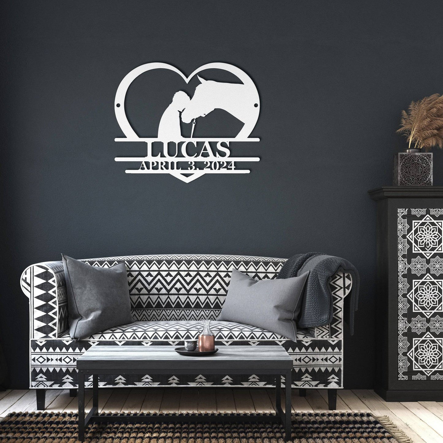Memories of Lucas Custom Metal Wall Art - Kith and Kin Forever