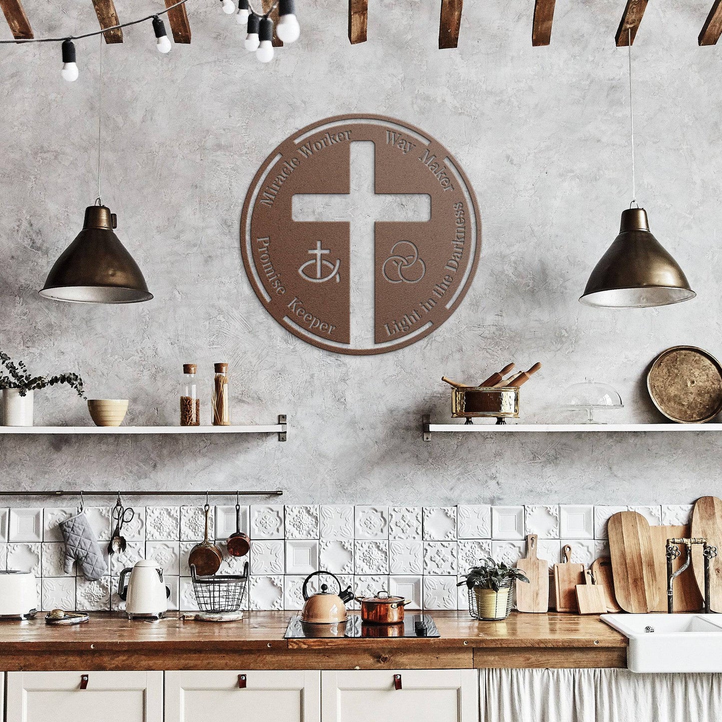 Names of God Metal Wall Art - Kith and Kin Forever