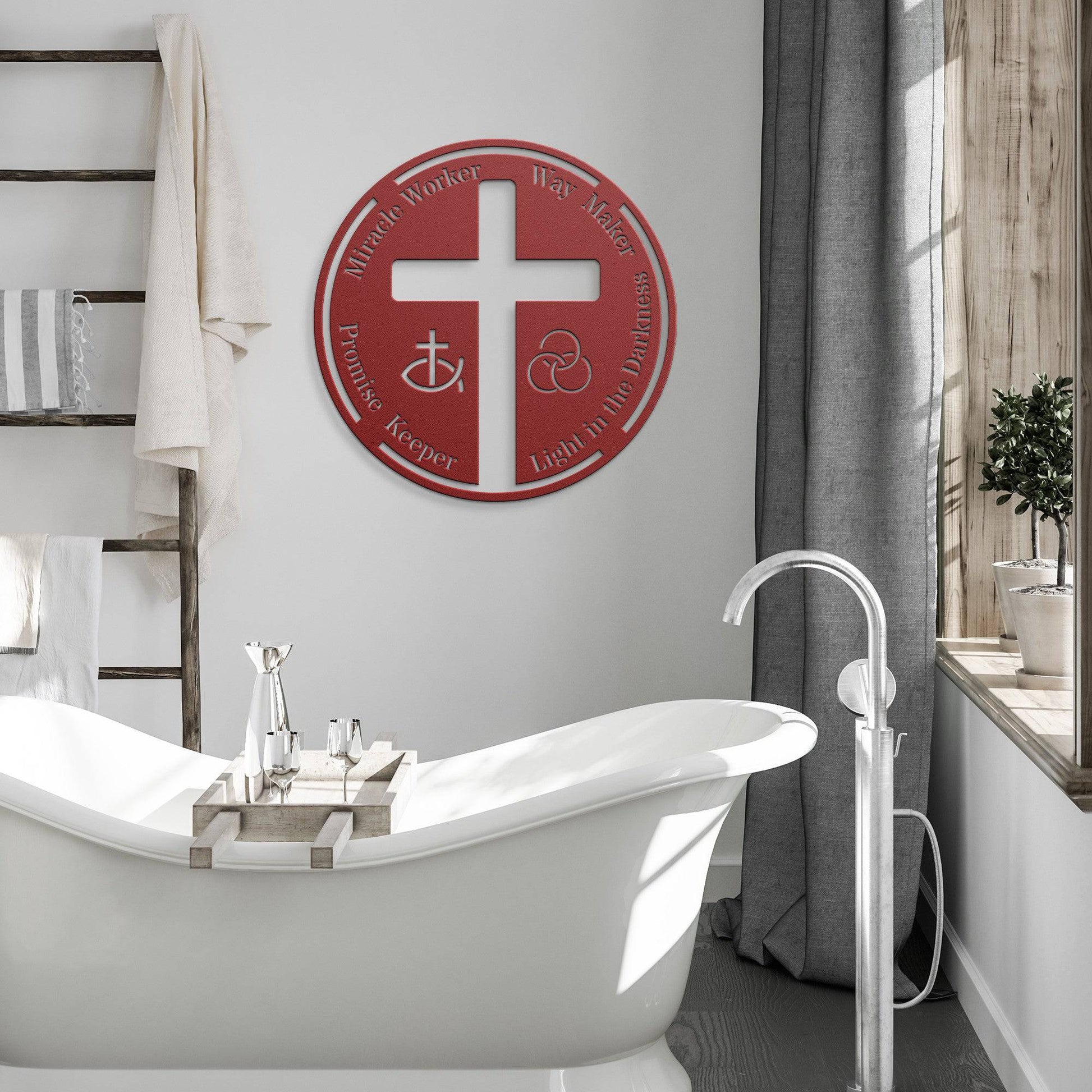 Names of God Metal Wall Art - Kith and Kin Forever