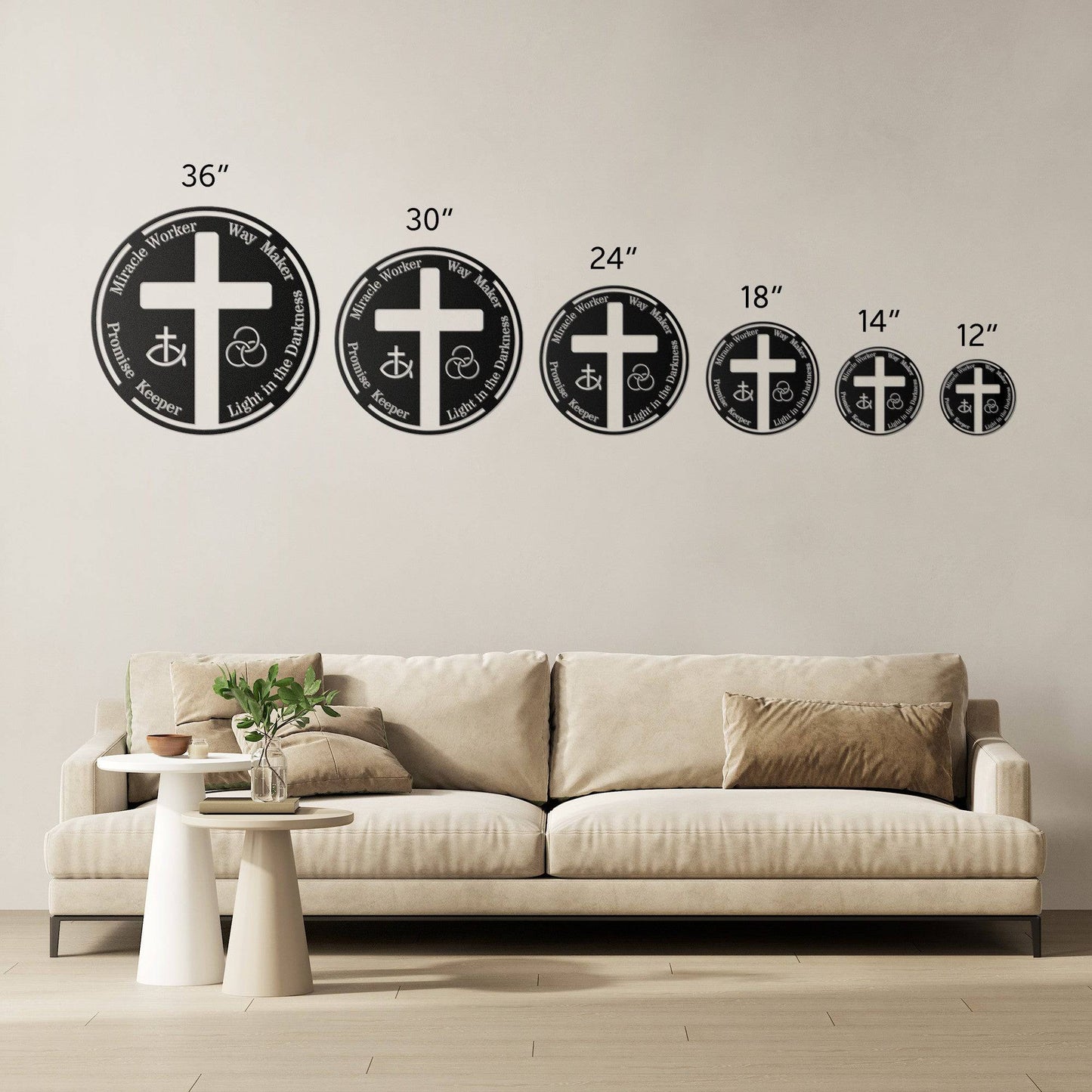 Names of God Metal Wall Art - Kith and Kin Forever