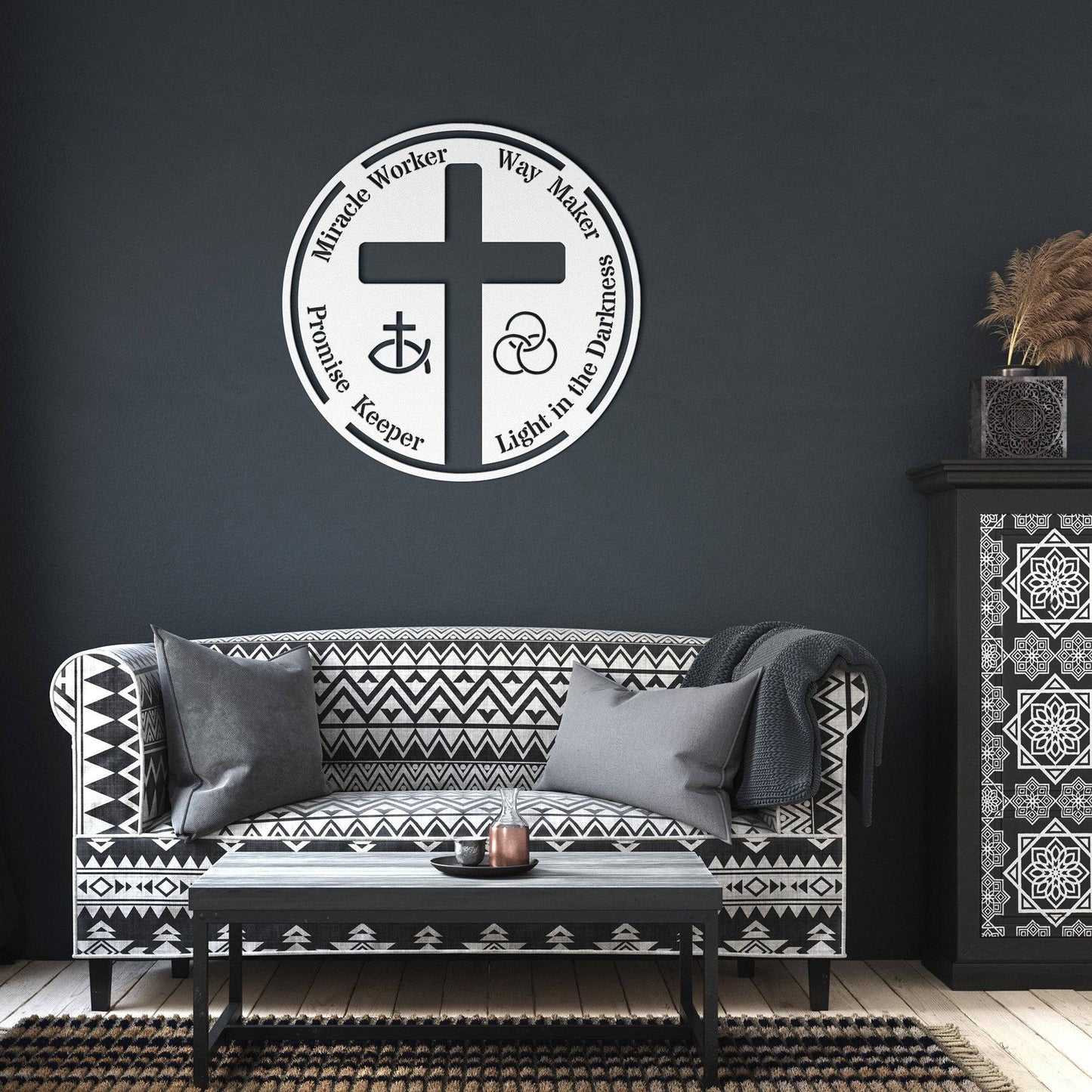 Names of God Metal Wall Art - Kith and Kin Forever