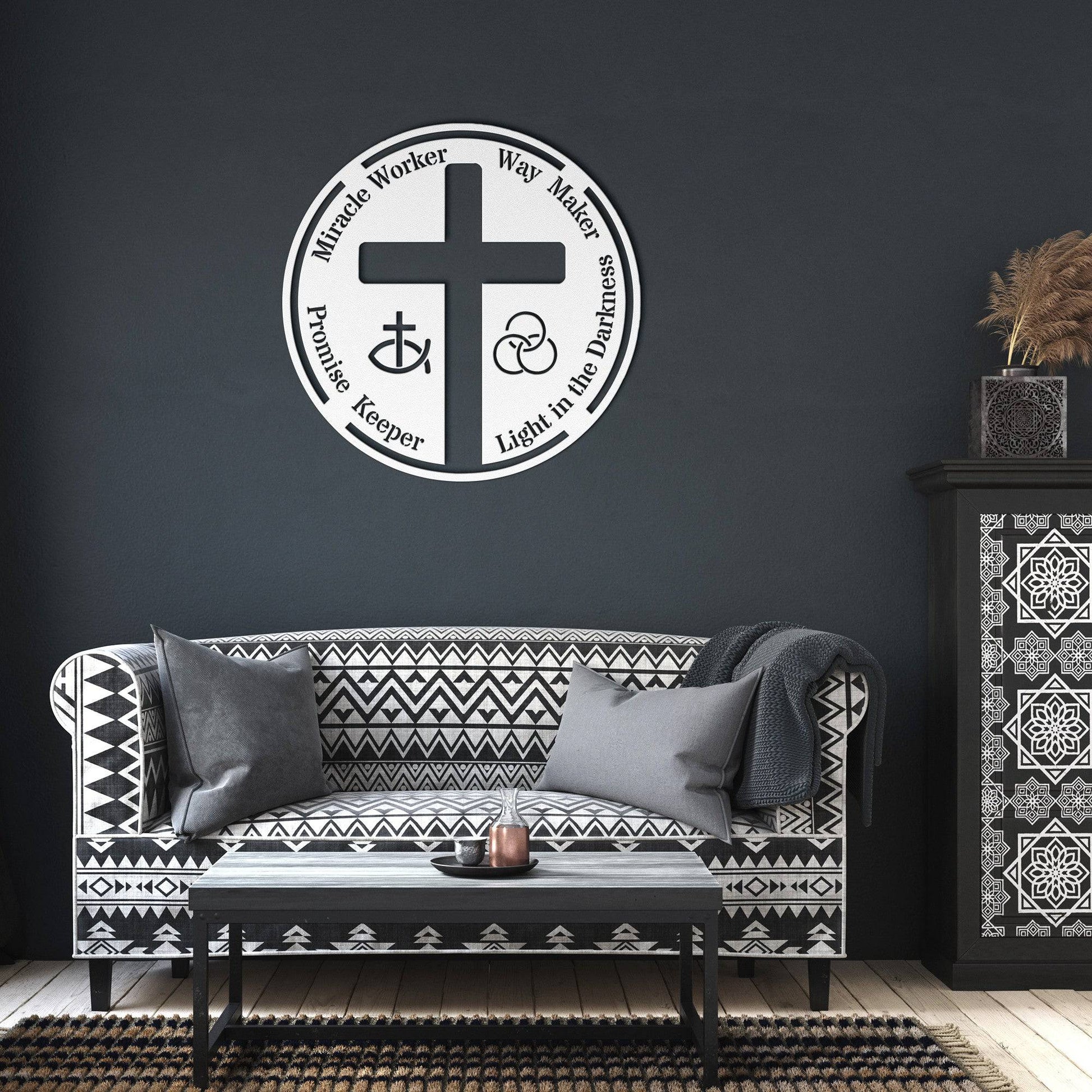 Names of God Metal Wall Art - Kith and Kin Forever