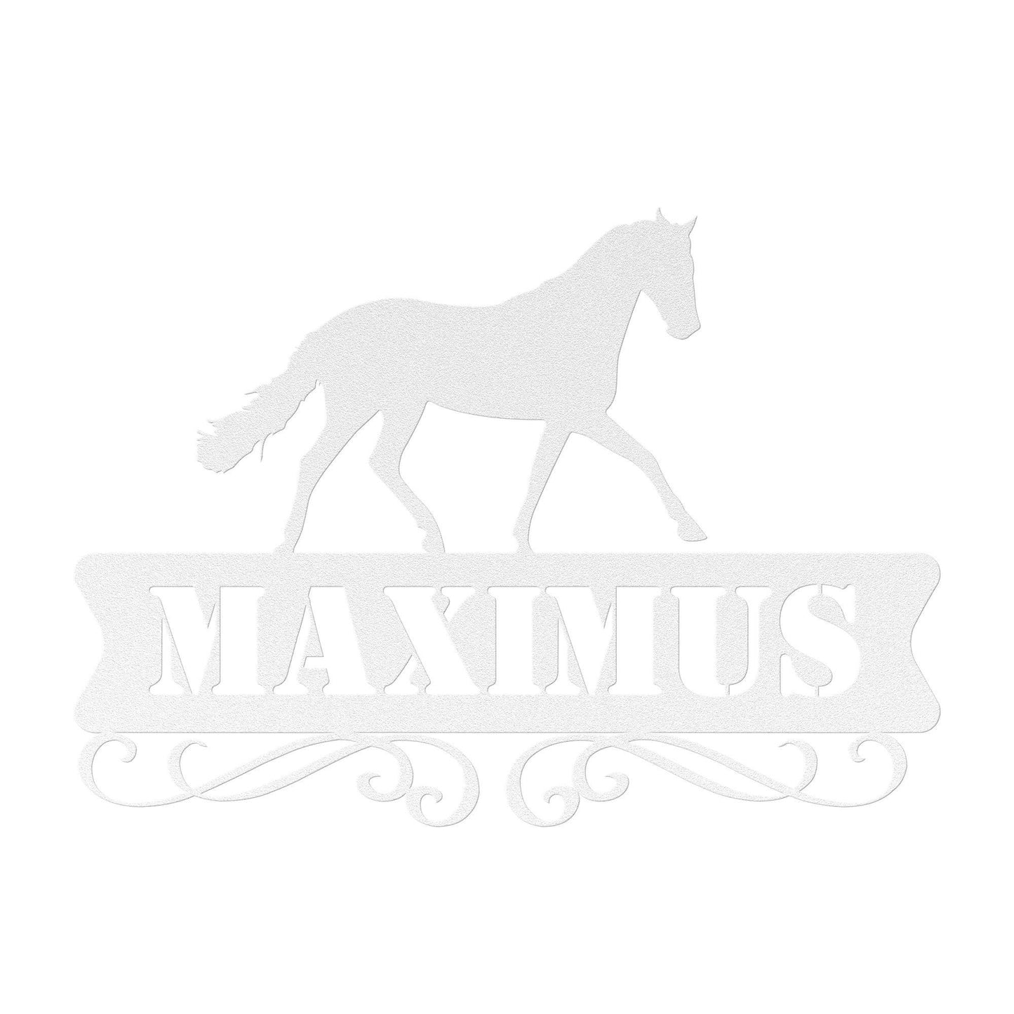 Single Horse Monogram - Kith and Kin Forever