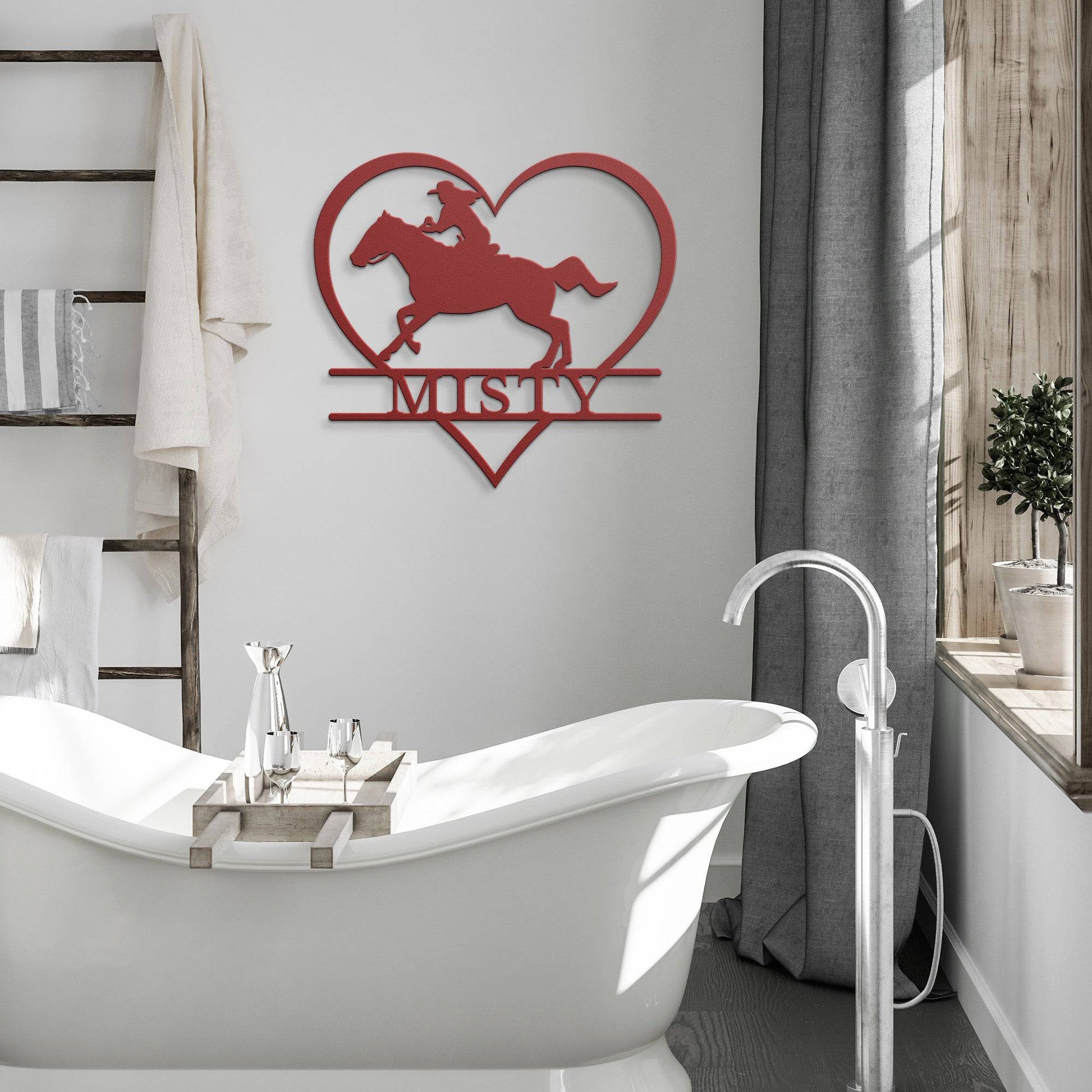 Runs With Horses Metal Art - Kith and Kin Forever