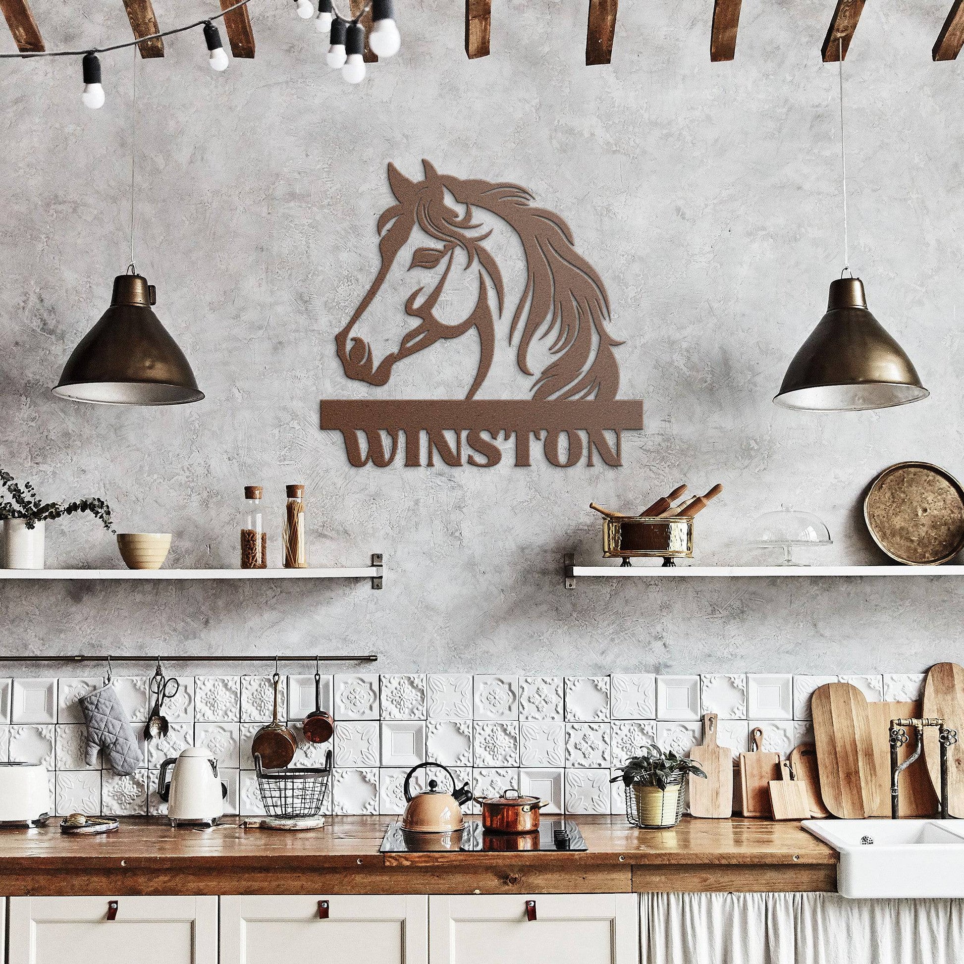 The Steady Steed Stall Sign - Kith and Kin Forever
