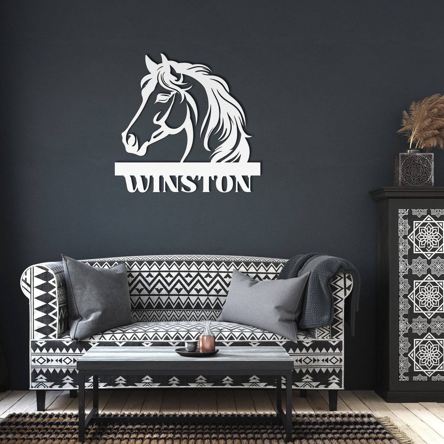 The Steady Steed Stall Sign - Kith and Kin Forever