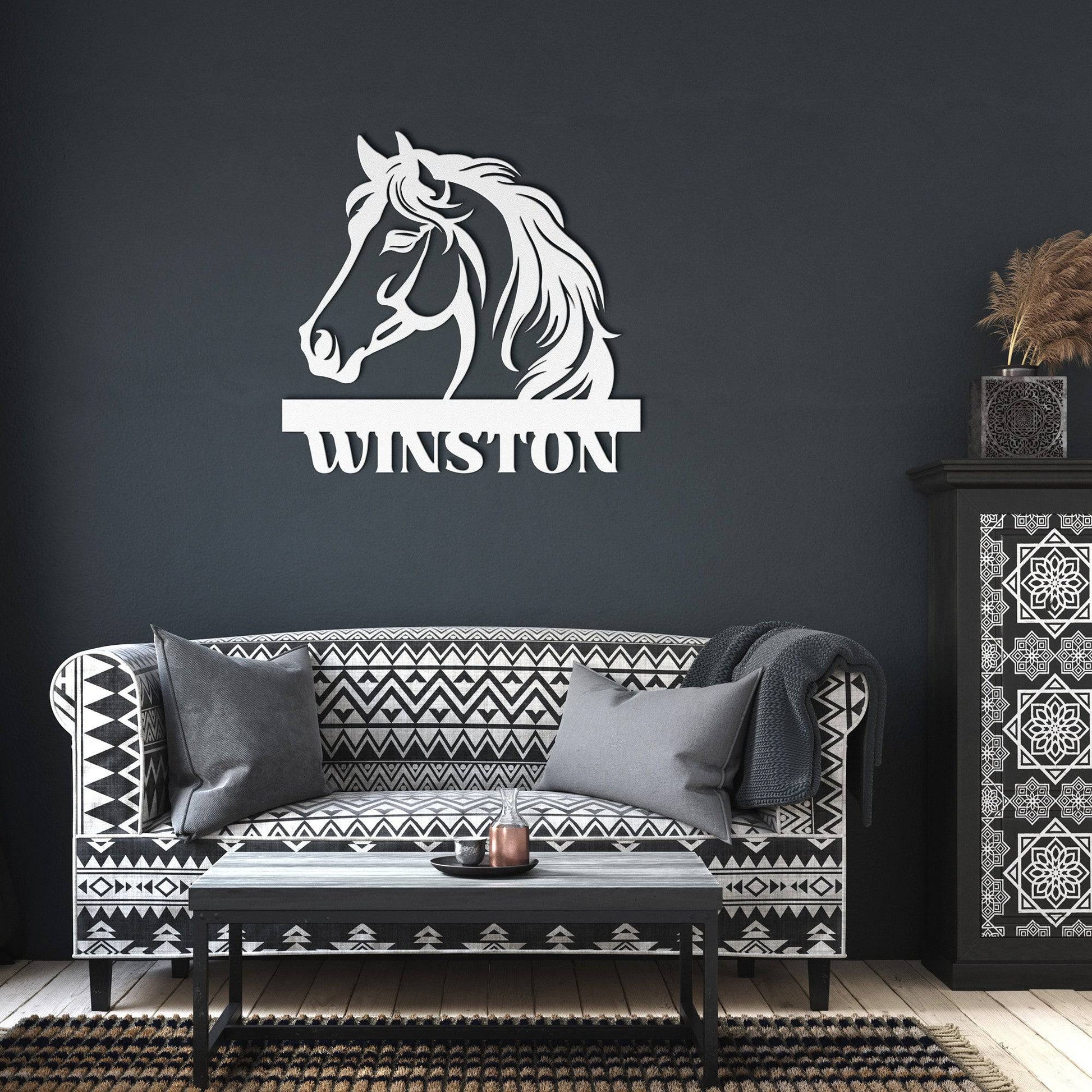 The Steady Steed Stall Sign - Kith and Kin Forever