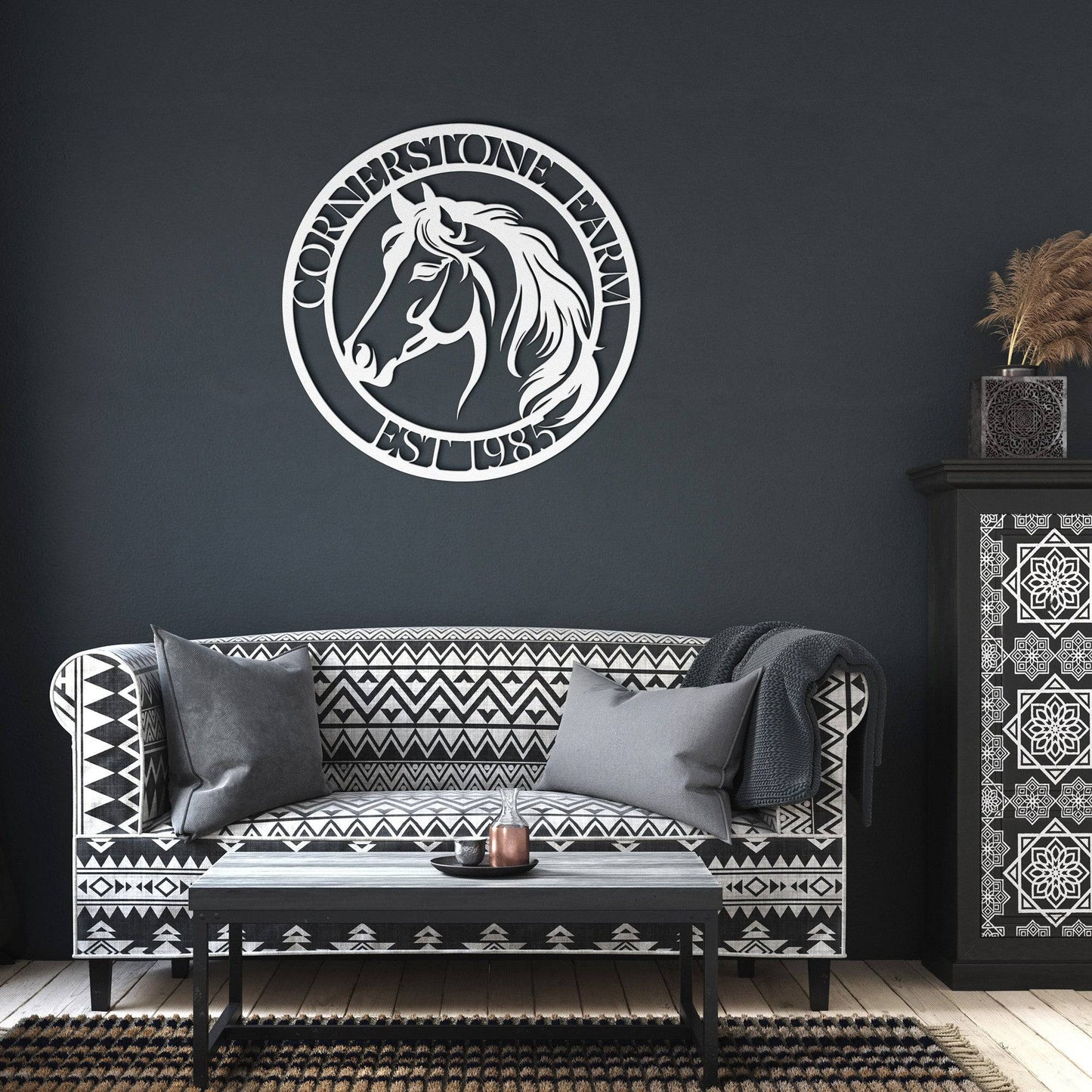 Trusted Steed Monogram - Kith and Kin Forever
