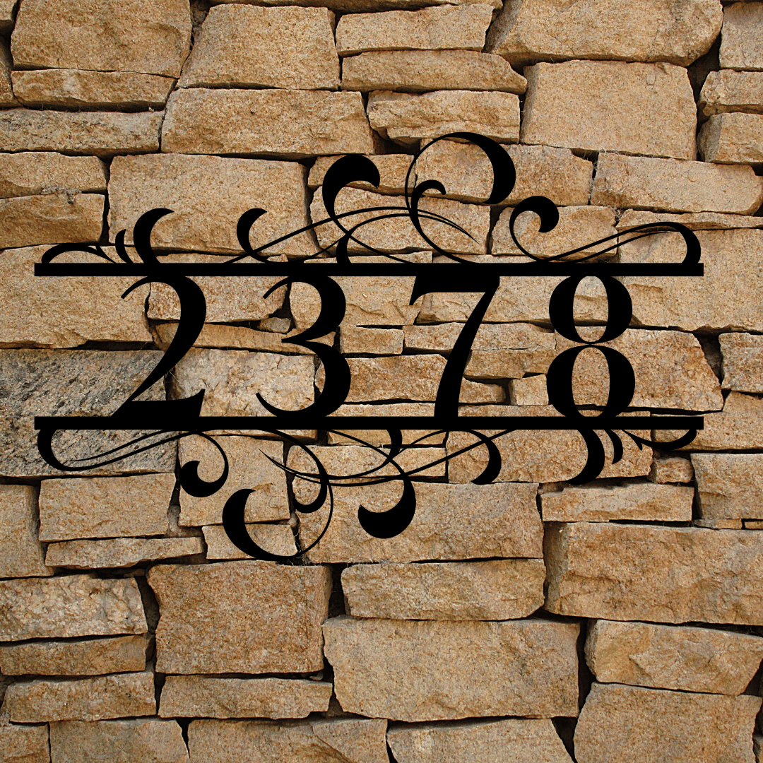 Elegant House Address - Kith and Kin Forever