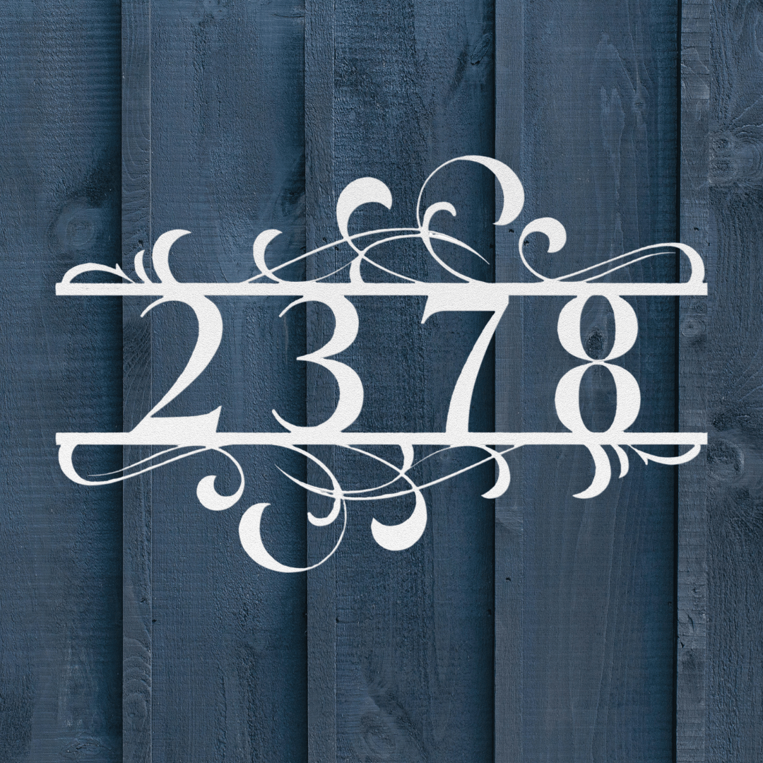 Elegant House Address - Kith and Kin Forever