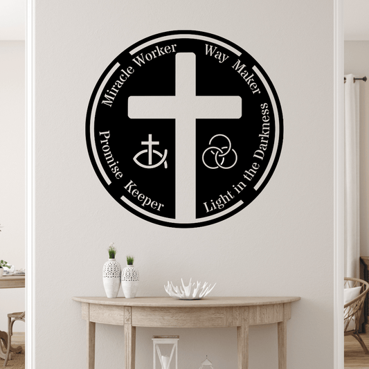 Names of God Metal Wall Art - Kith and Kin Forever
