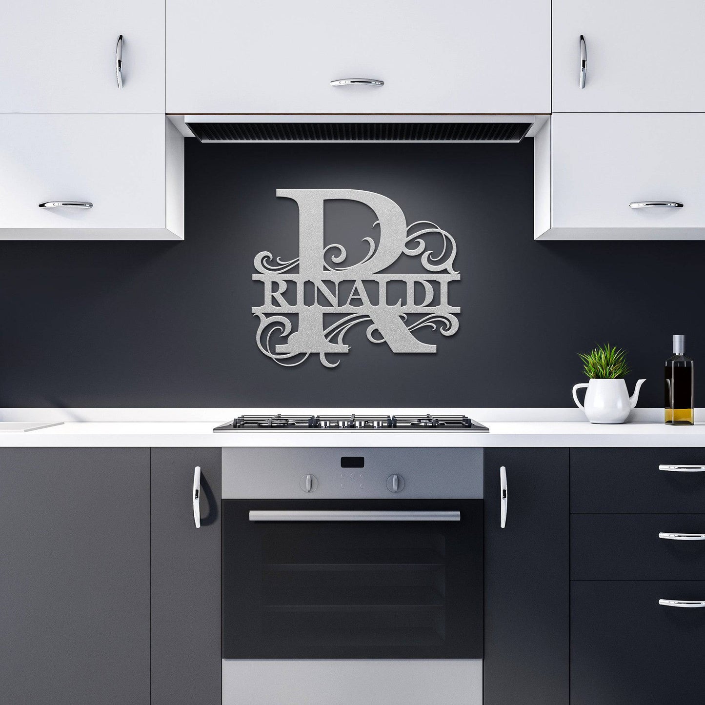 Alphabet Initial Personalized Steel Sign