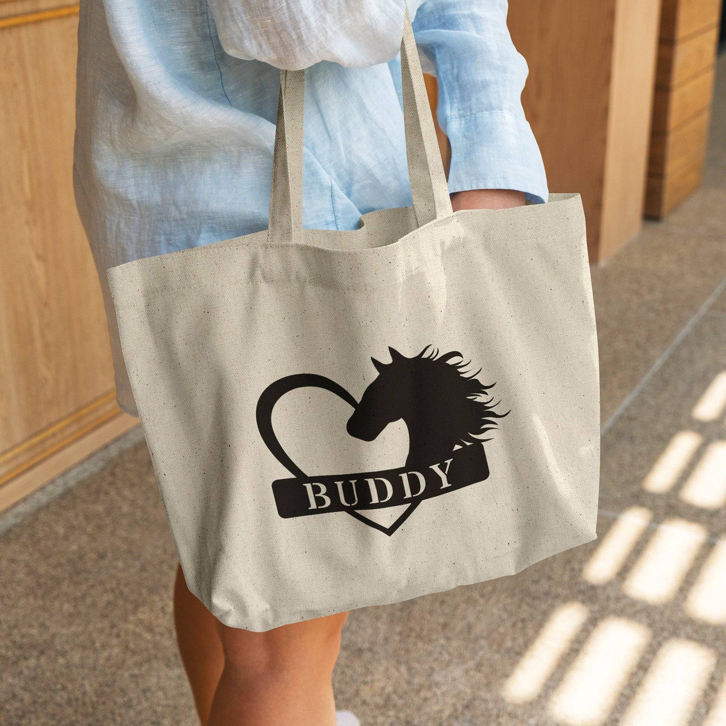 Custom Gusseted Cotton Tote - Kith and Kin Forever
