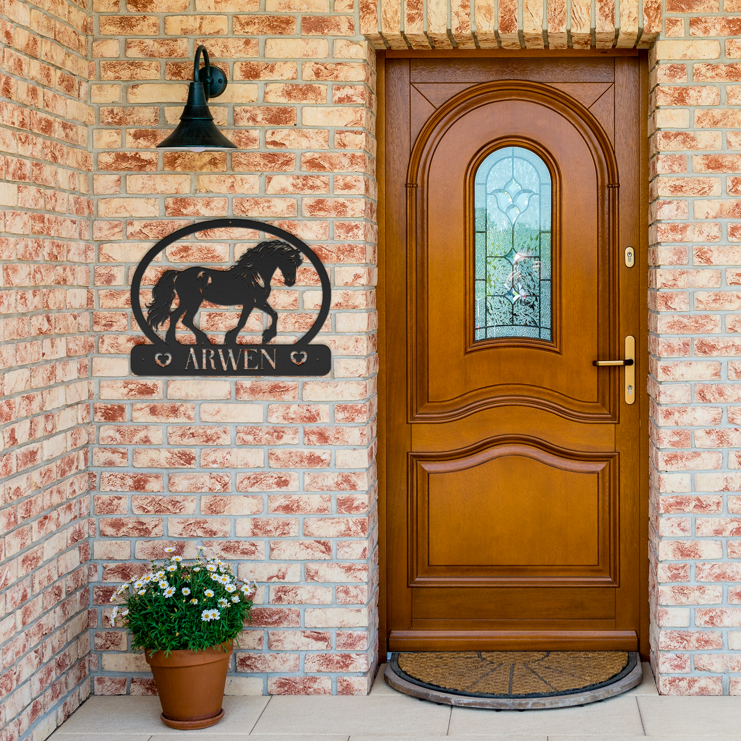 Friesian_Horse_ARWEN_Metal_Wall_Art_EA_Black_Brick_Entrance_Mockup.png_15702037