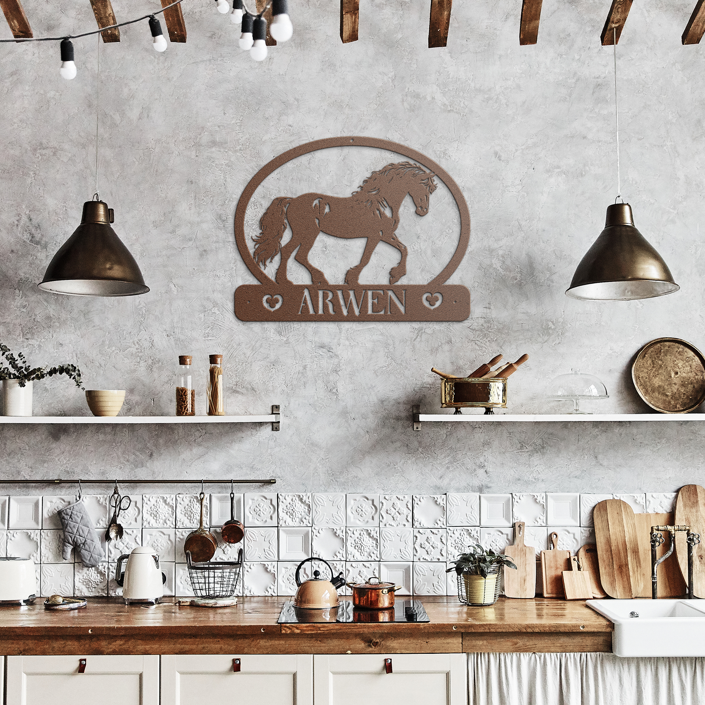 Friesian_Horse_ARWEN_Metal_Wall_Art_EA_Copper_Rustic_Kitchen_Mockup.png_15702045