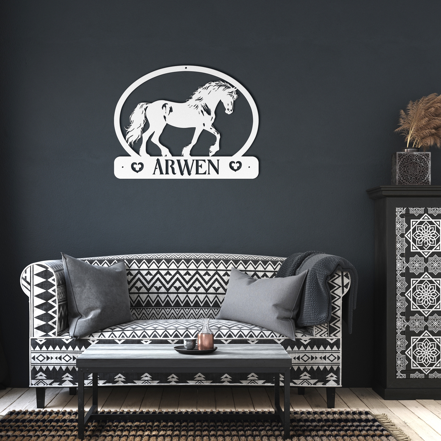 Friesian_Horse_ARWEN_Metal_Wall_Art_EA_White_Dark_Living_Room_Mockup.png_15702043