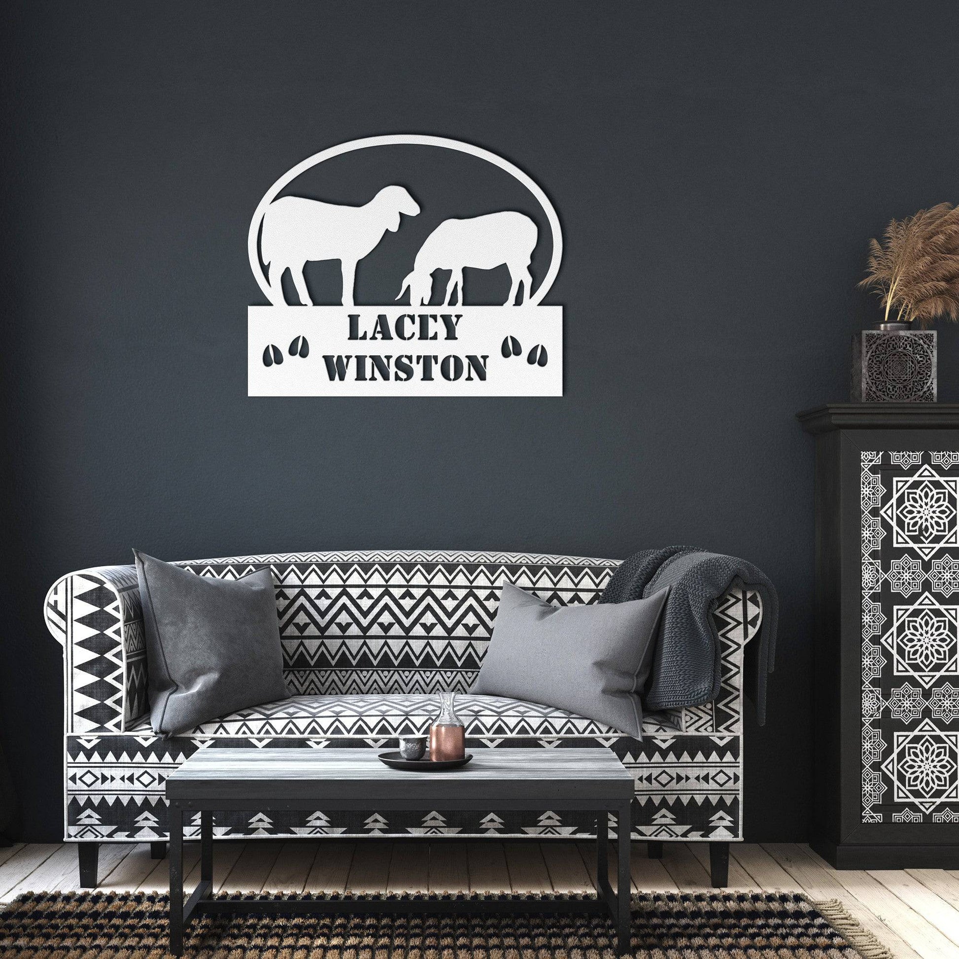 Goat Stall Sign - Kith and Kin Forever