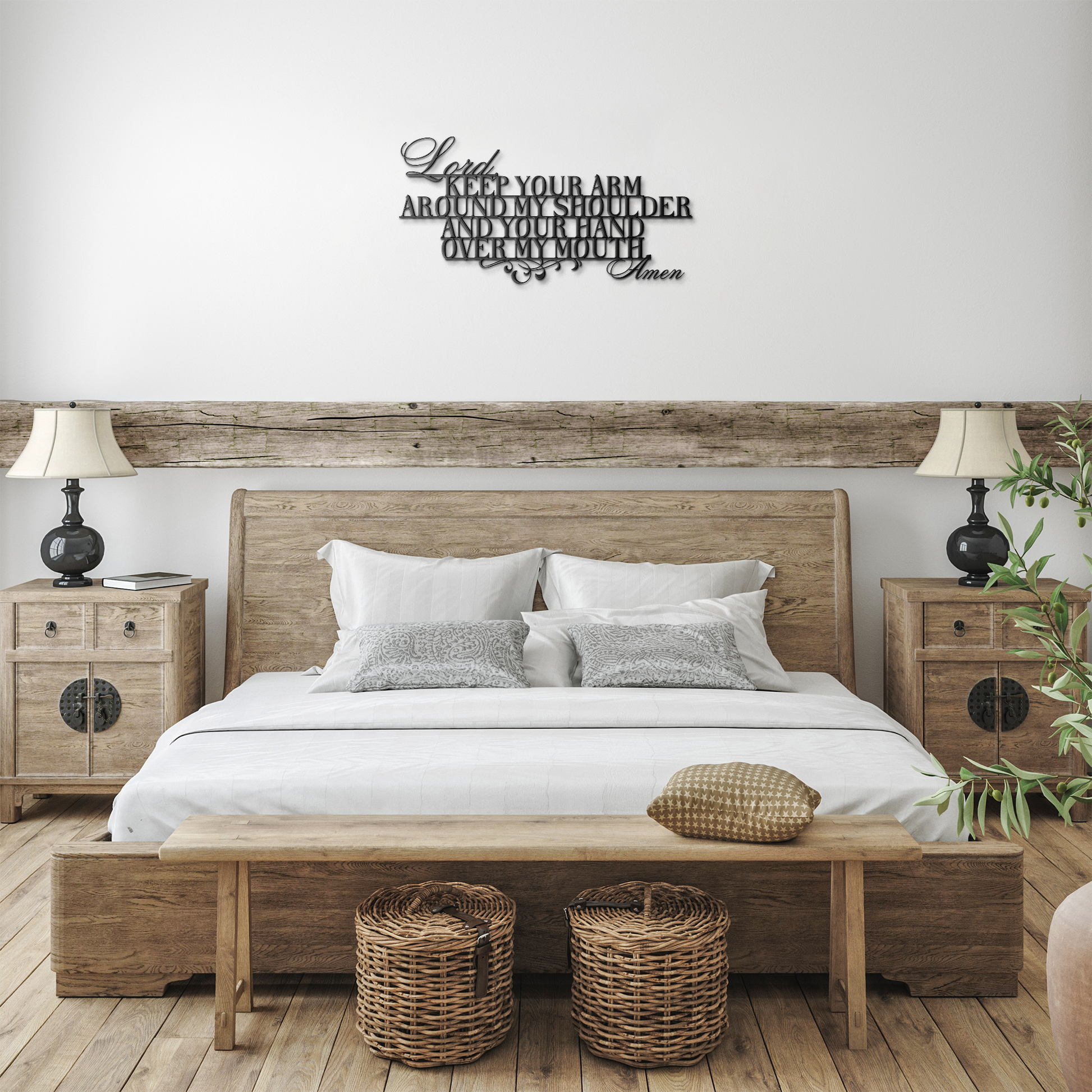 Lord_Keep_Your_Arm_Around_Celebrate_yo_Black_Farmhouse_Bedroom_Mockup.png