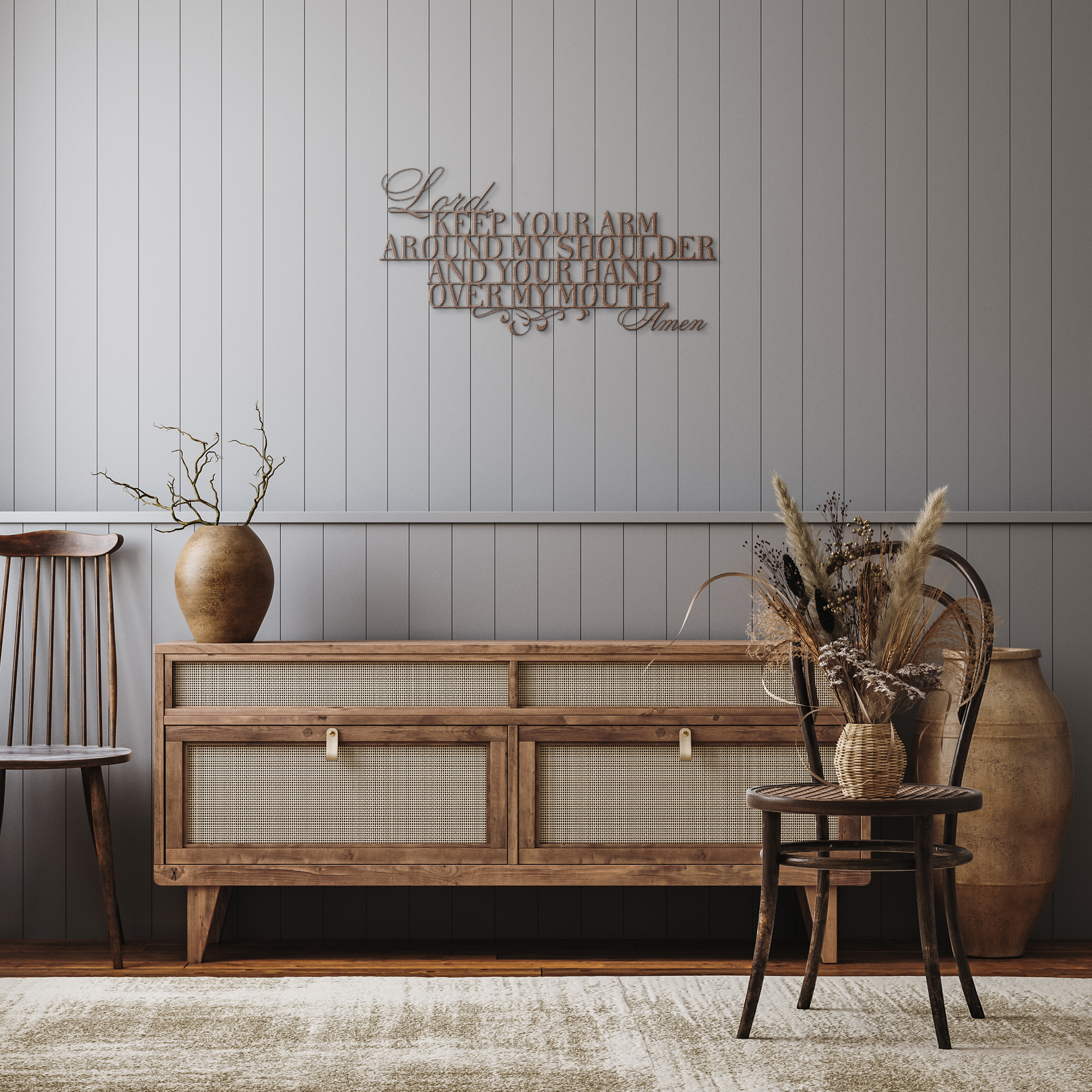 Lord_Keep_Your_Arm_Around_Celebrate_yo_Copper_Rustic_Hallway_Mockup.png