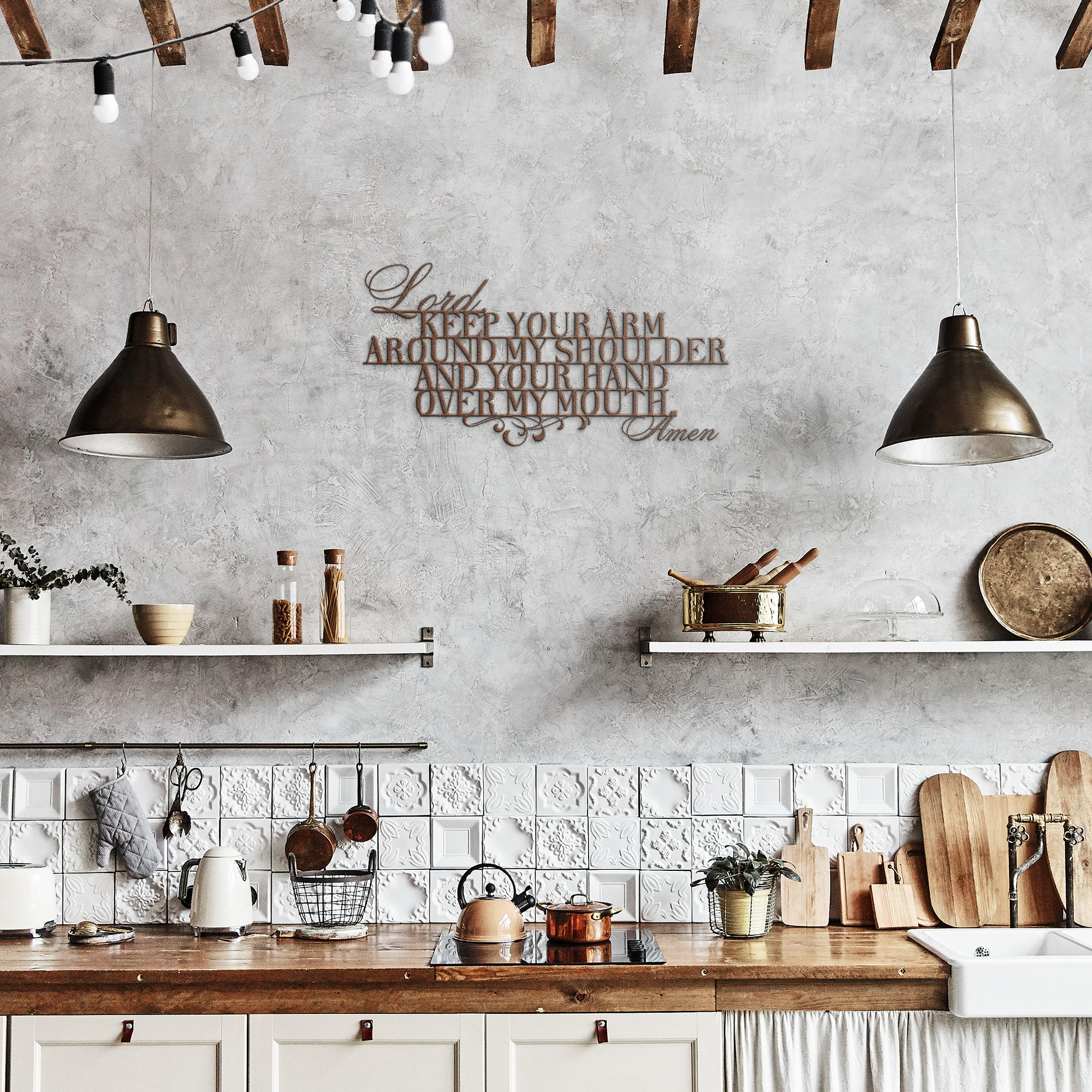 Lord_Keep_Your_Arm_Around_Celebrate_yo_Copper_Rustic_Kitchen_Mockup.png