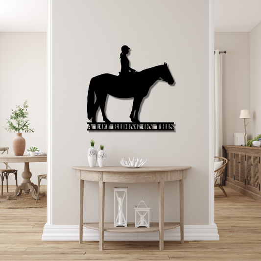 A LOT RIDING ON THIS - GIRL ON HORSE | Equestrian girl